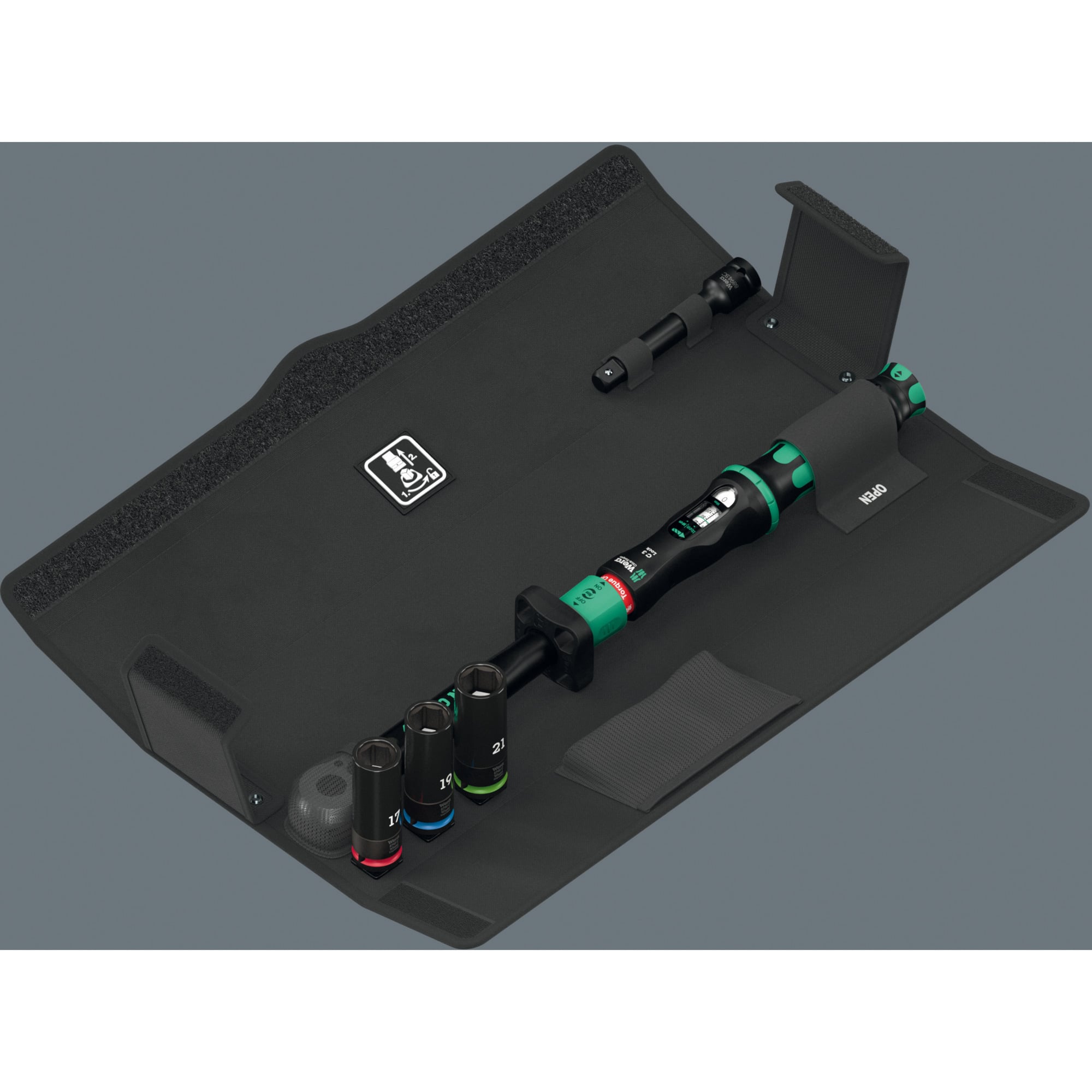 Click-Torque Lock C 3 KFZ-Radwechsel-Set 1, 6-teilig, Drehmomentschlüssel