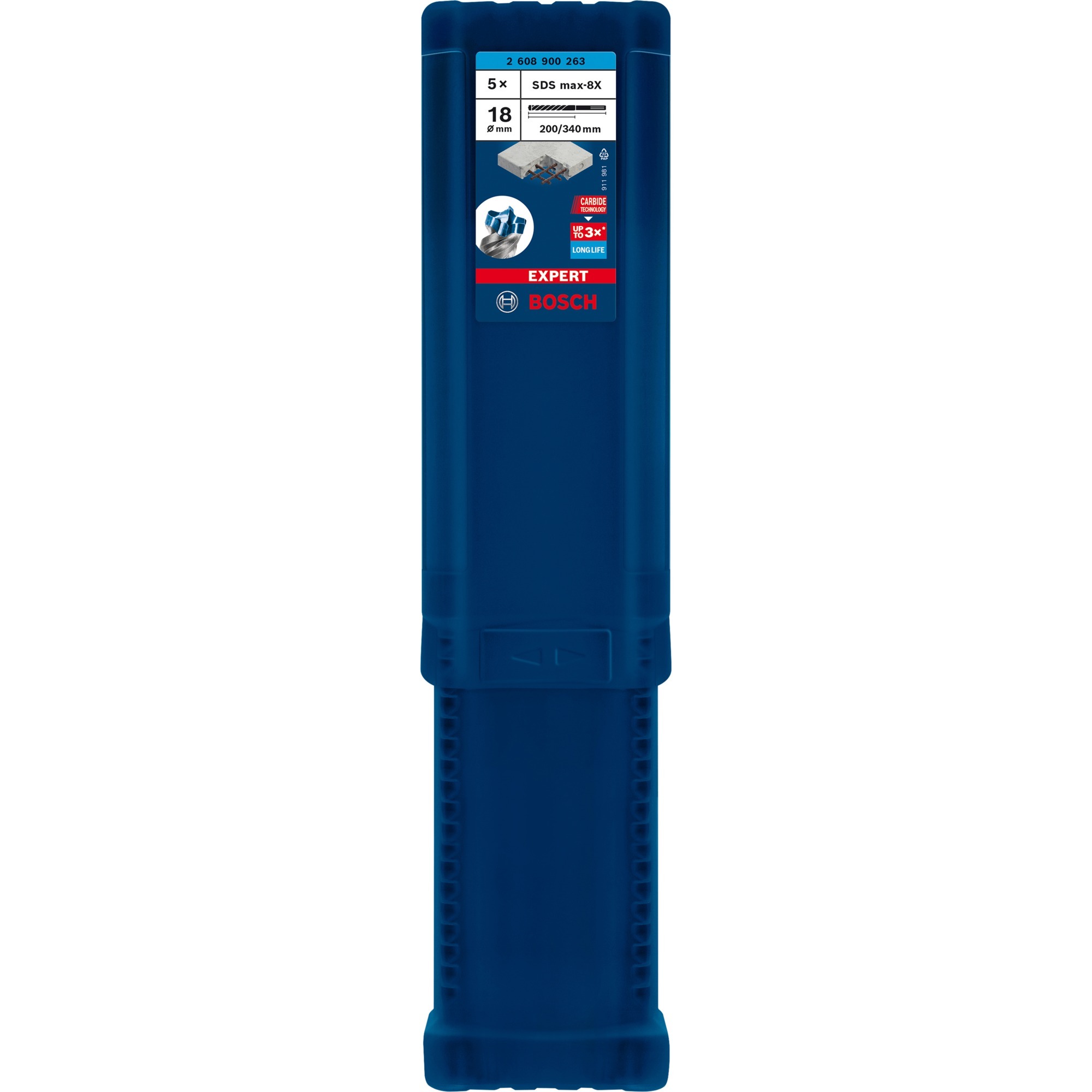EXPERT Hammerbohrer SDS-max-8X, Ø 18mm