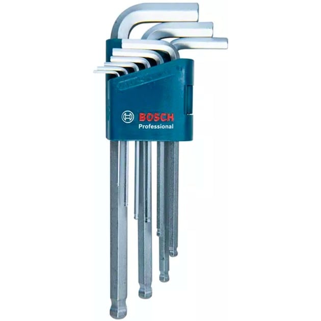 Bosch Innensechskant Winkelschlüsselsatz Professional, 9-teilig, Schraubendreher | 04059952512525 Bosch Innensechskant Winkelschlüsselsatz Professional, 9-teilig, Schraubendreher | 04059952512525