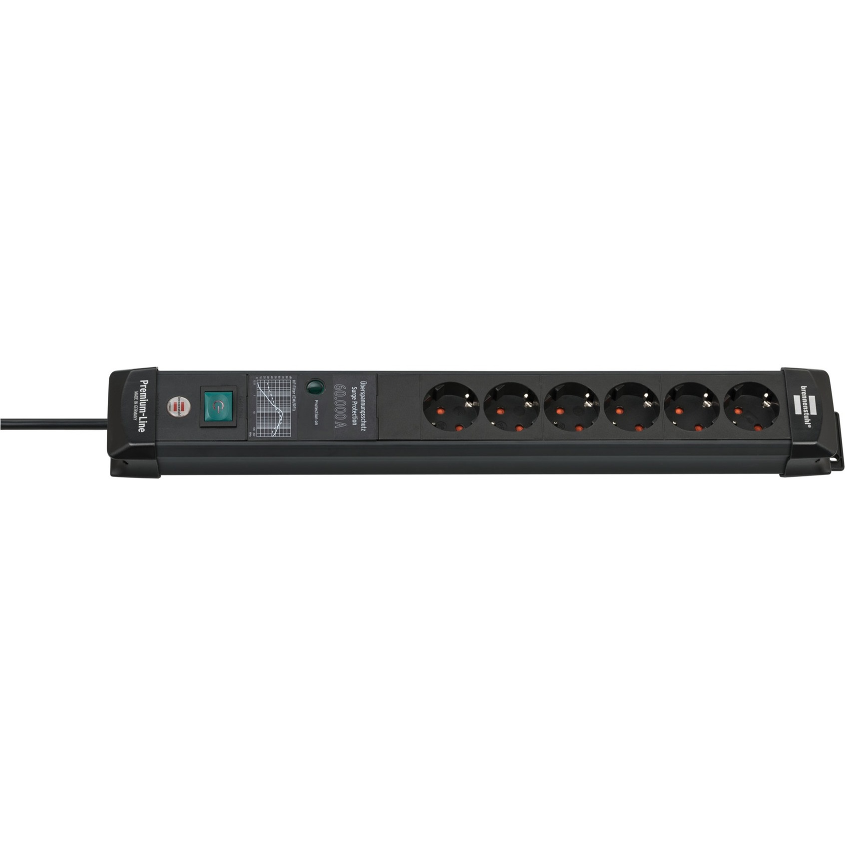 Premium-Line Steckdosenleiste 6-fach