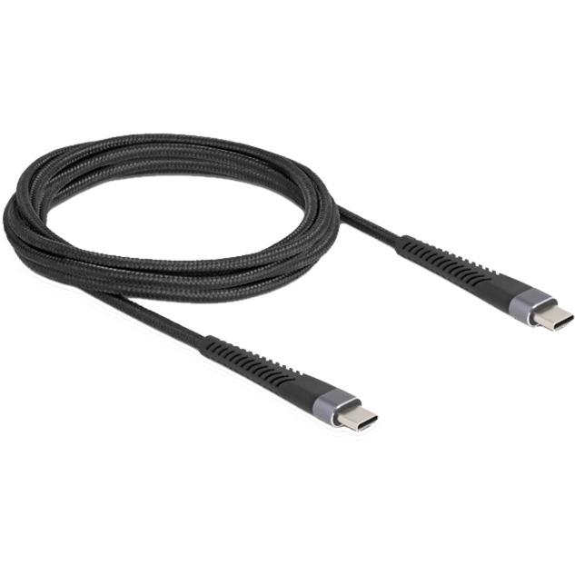 USB 2.0 Kabel, USB-C Stecker > USB-C Stecker mit verlängertem Knickschutz
