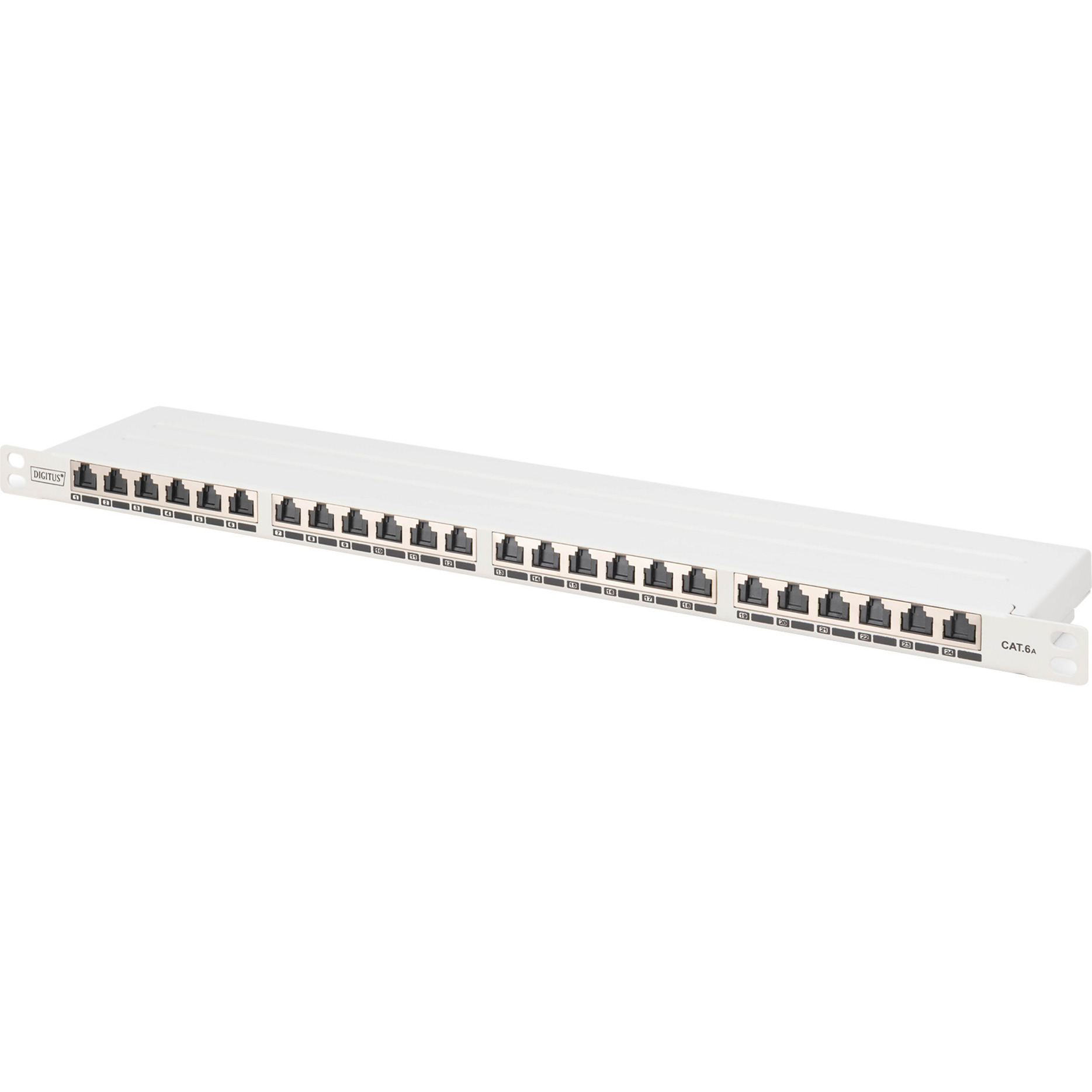CAT 6A, Klasse EA High Density Patchpanel, 24 Port