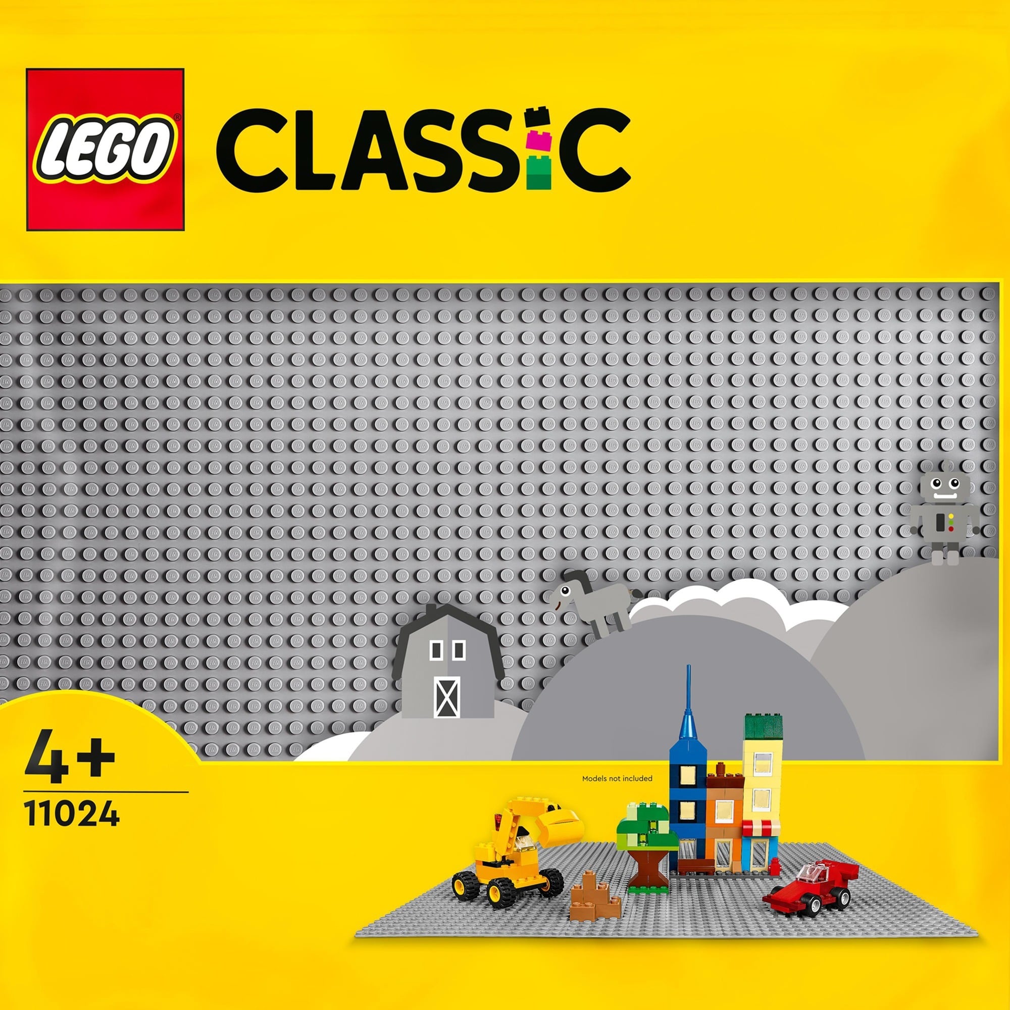 11024 Classic Graue Bauplatte, Konstruktionsspielzeug