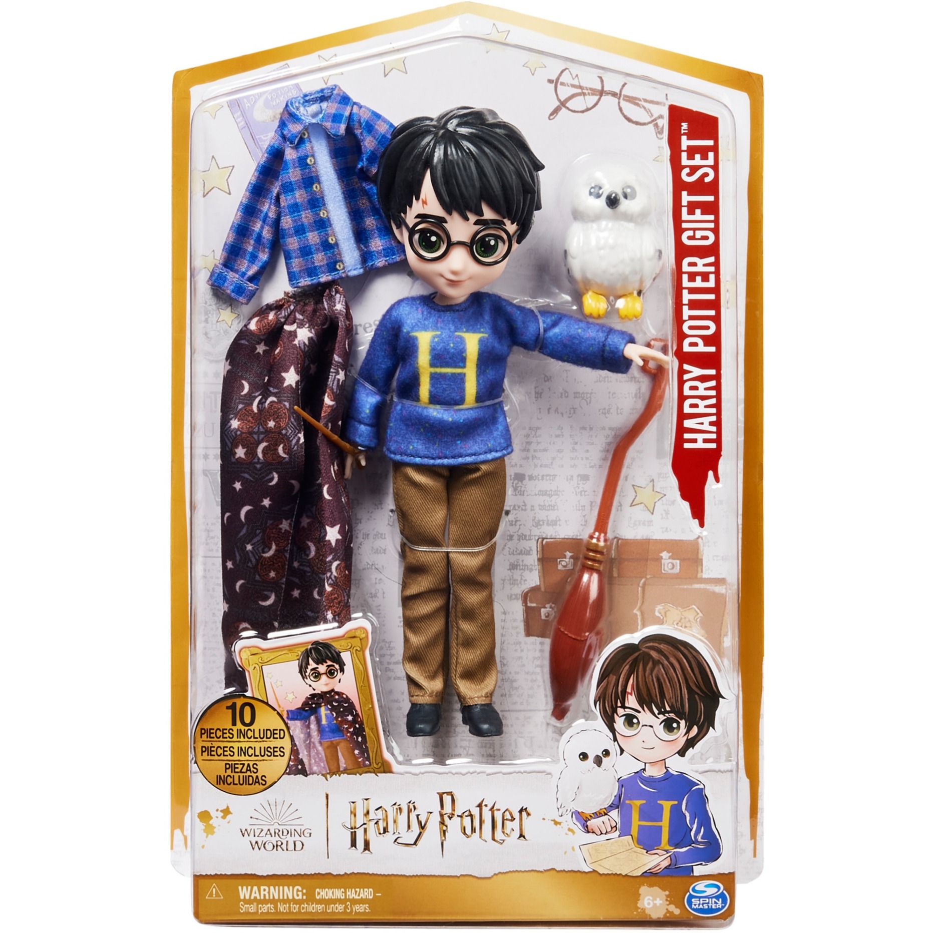 Wizarding World Harry Potter - Geschenkset mit Harry Potter-Puppe, Spielfigur