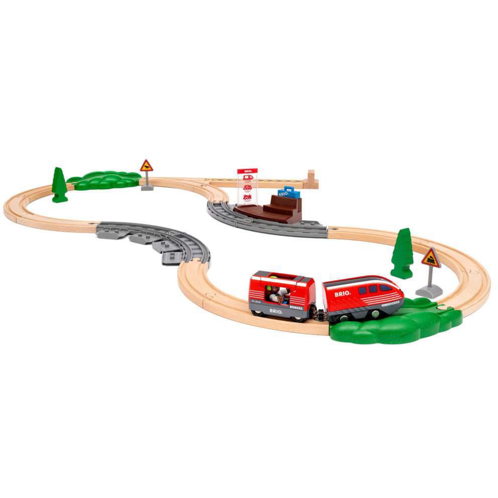 World - Zugset mit Rückziehmotor, Spielfahrzeug