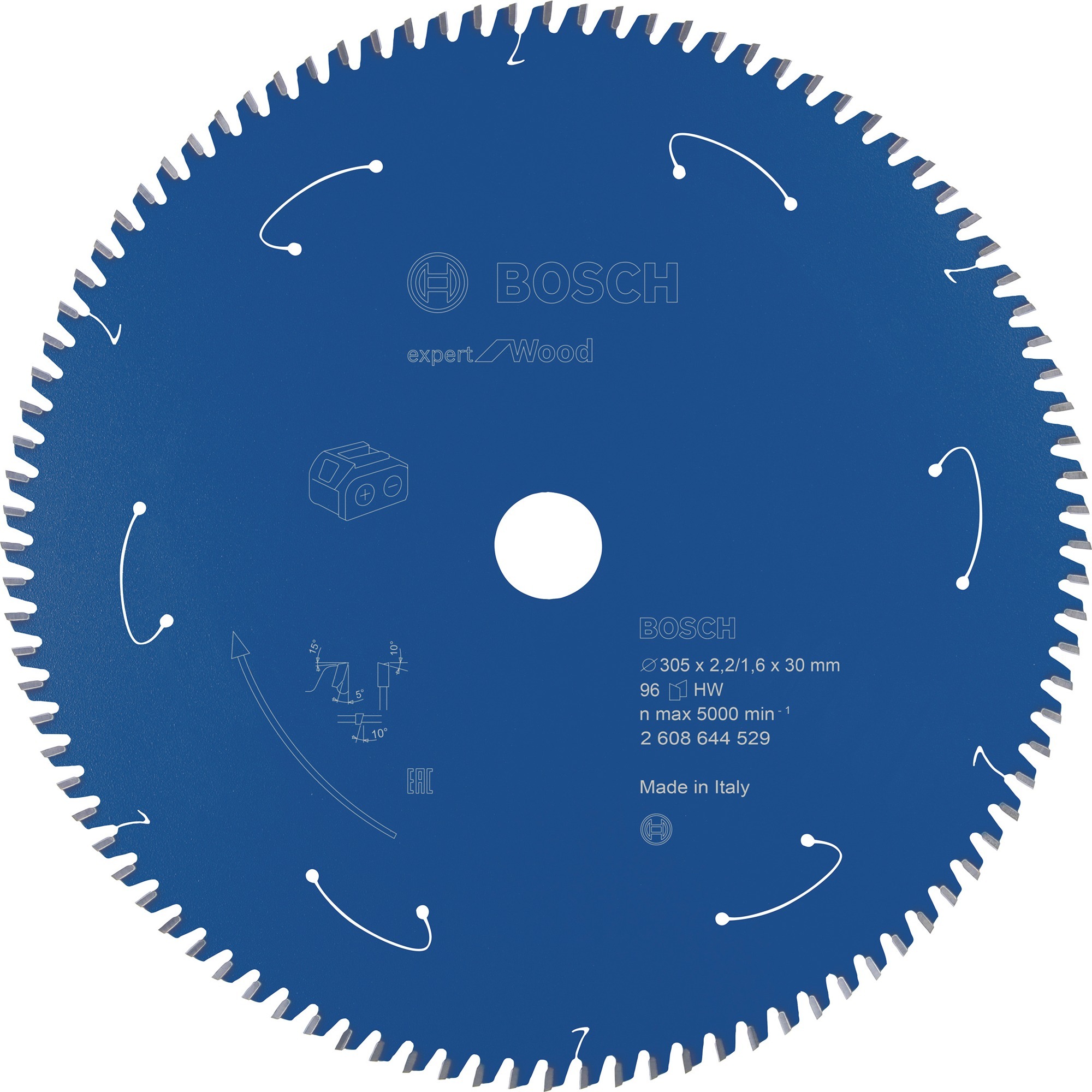 EXPERT Wood Kreissägeblatt, Ø 305mm, 96Z