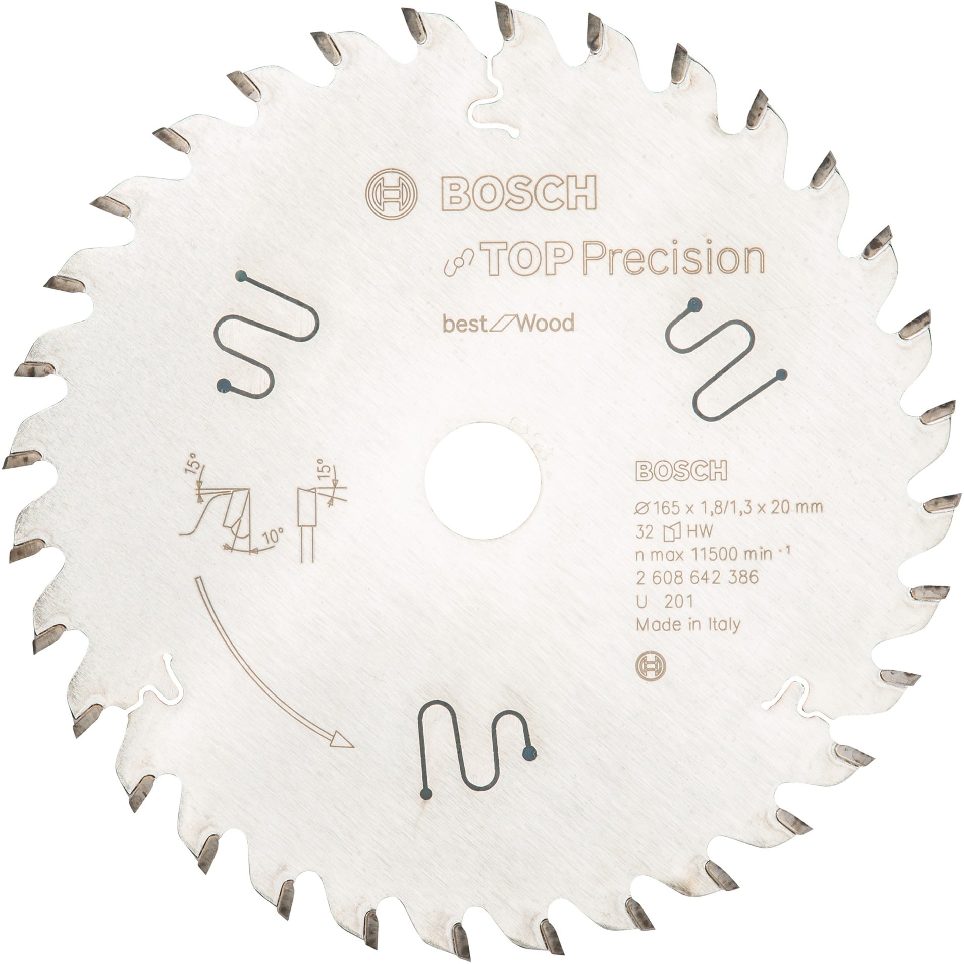 Kreissägeblatt Best for Wood, Ø 165mm, 32Z