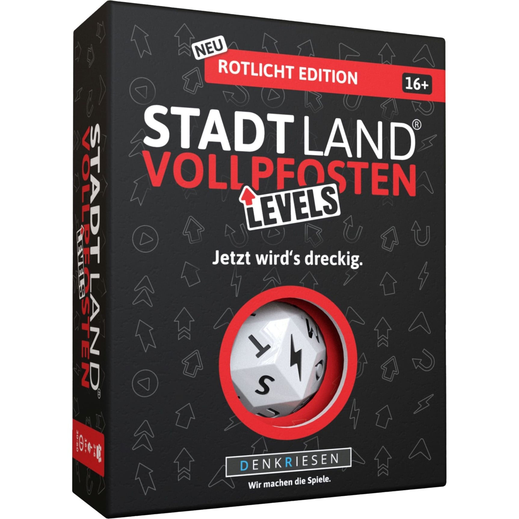 Stadt Land Vollpfosten Levels - Rotlicht Edition, Partyspiel