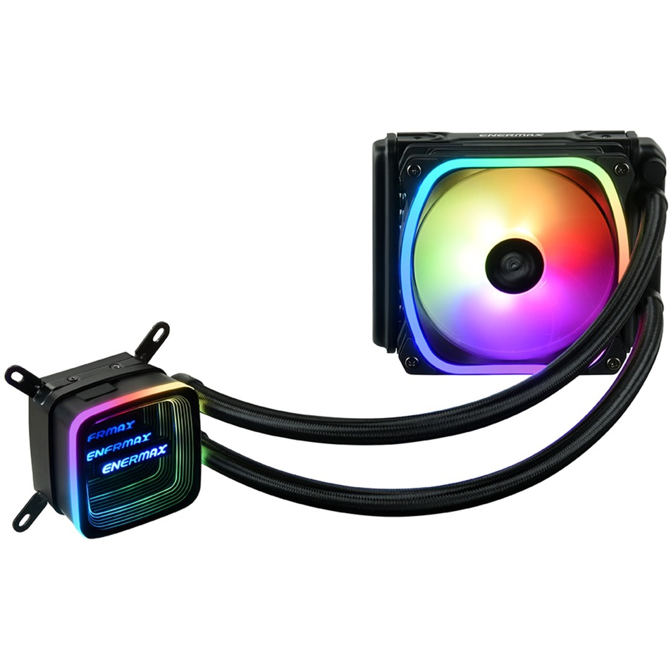 Csl Maelstrom 120 Wasserkühlung Vorbefüllt Wartungsfrei Mit 120mm Radiator Enermax Aquafusion ADV 120mm, Wasserkühlung schwarz