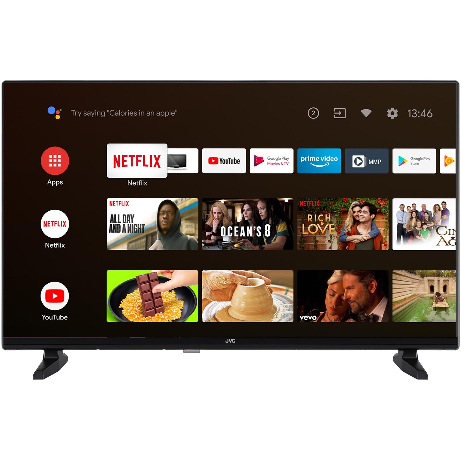 JVC LT-32VAF3355, LED-Fernseher 80 cm (32 Zoll), schwarz, FullHD ...