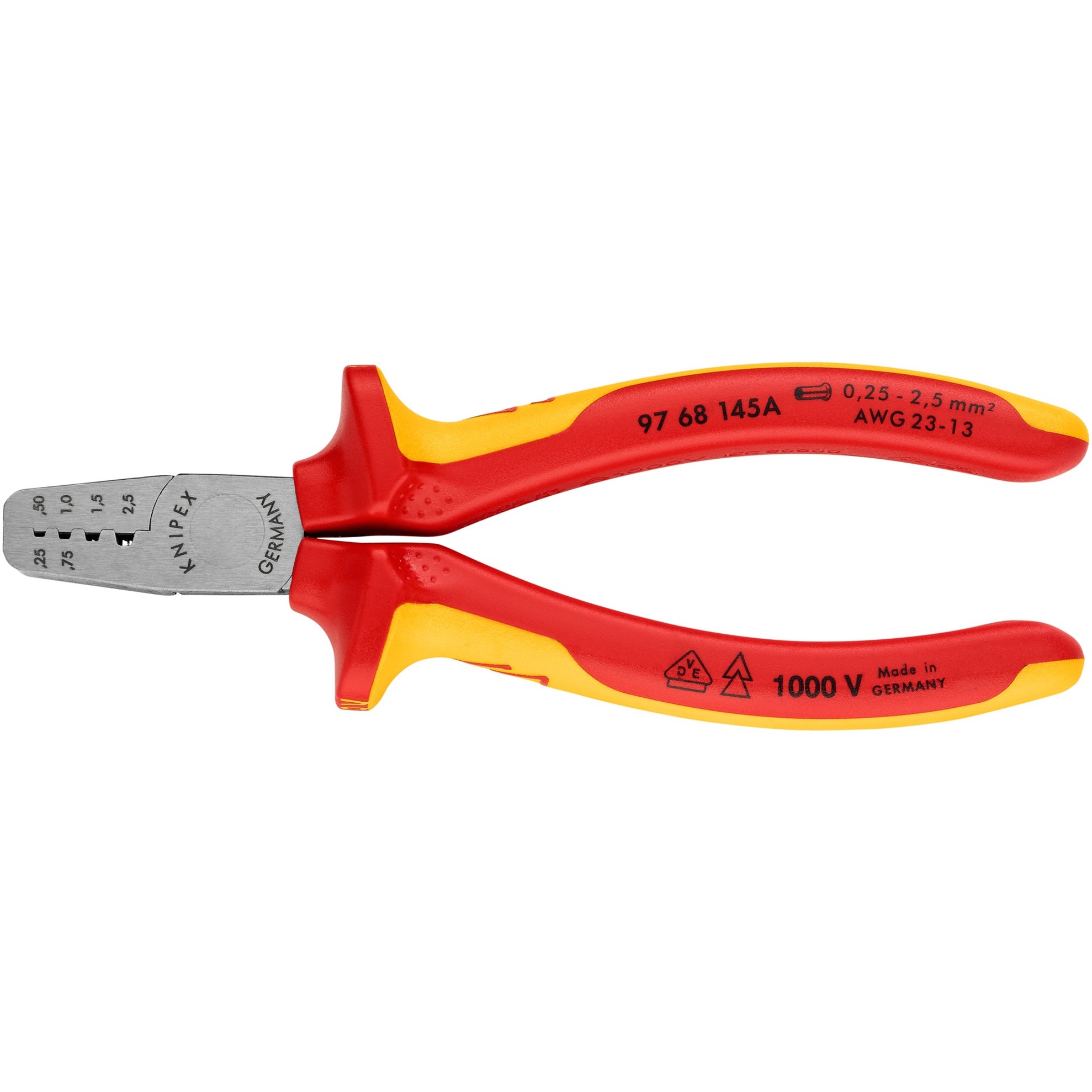 Knipex Crimpzange 97 68 145 A | 04003773071754 Knipex Crimpzange 97 68 145 A | 04003773071754