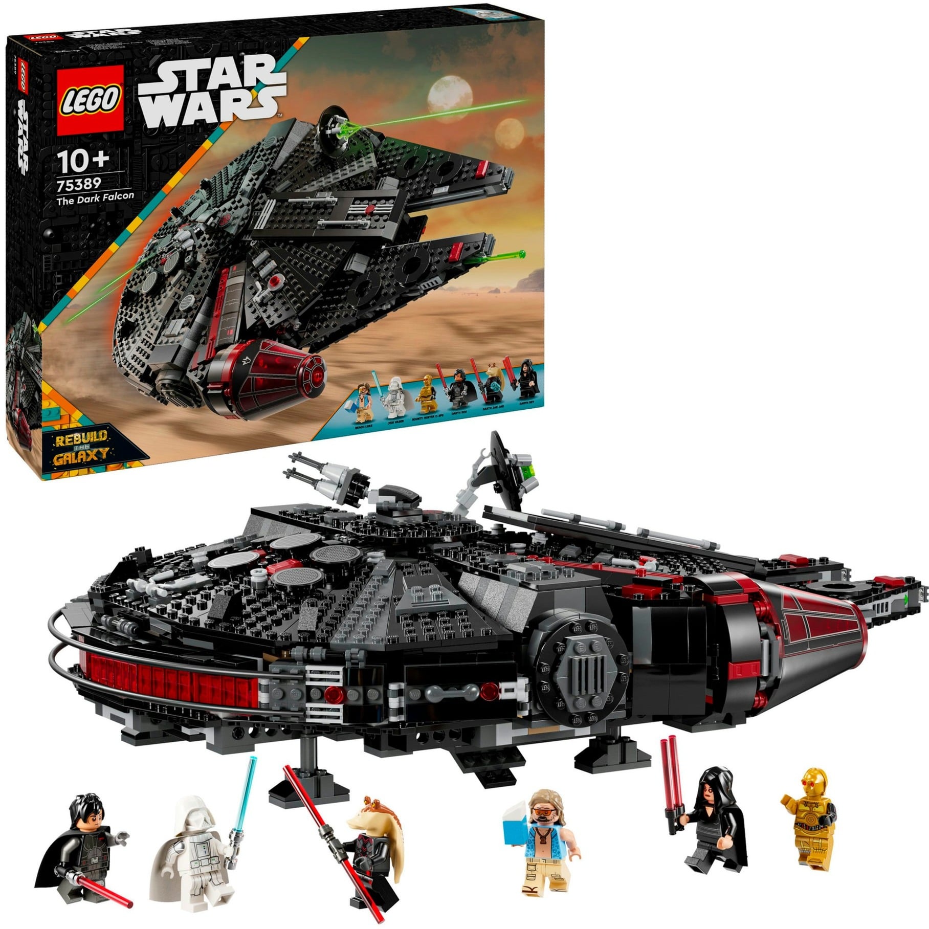 75389 Star Wars Dunkler Millennium Falke, Konstruktionsspielzeug