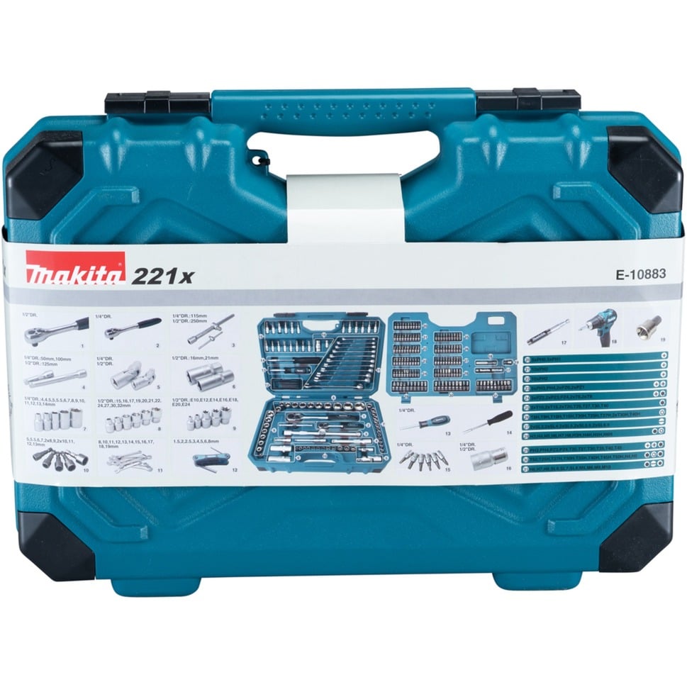 Handwerkzeug-Set E-10883, 221-teilig