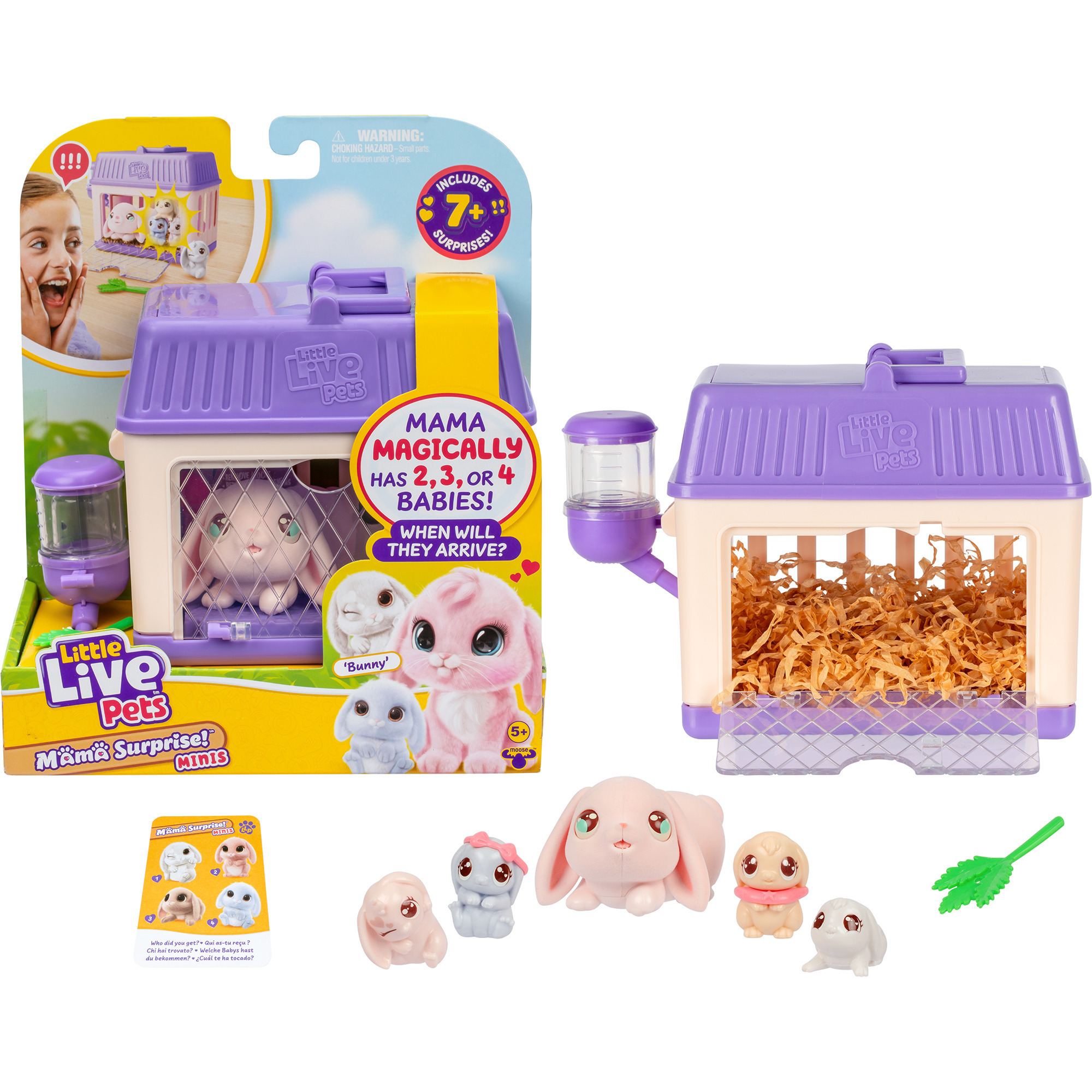 Little Live Pets - Mama Surprise S4 Mini Playset Bunny, Spielfigur