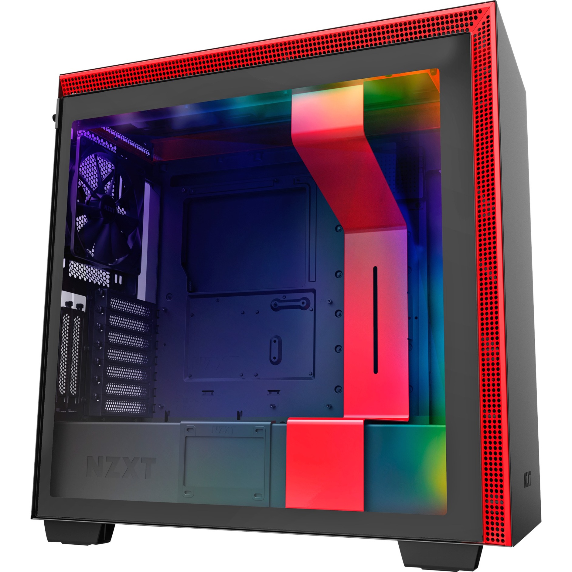 Nzxt H710i Window Red, Tower-Gehäuse | 05060301694952 Nzxt H710i Window Red, Tower-Gehäuse | 05060301694952