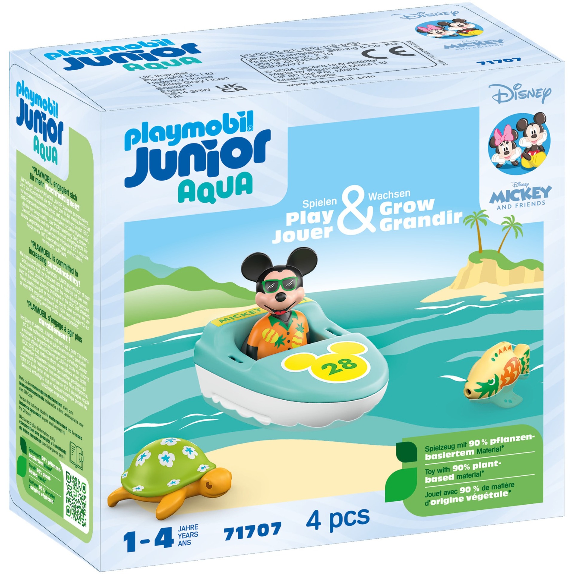 PLAYMOBIL 71707 Junior Aqua & Disney: Mickys Bootstour, Spielfigur | 04008789717078 PLAYMOBIL 71707 Junior Aqua & Disney: Mickys Bootstour, Spielfigur | 04008789717078