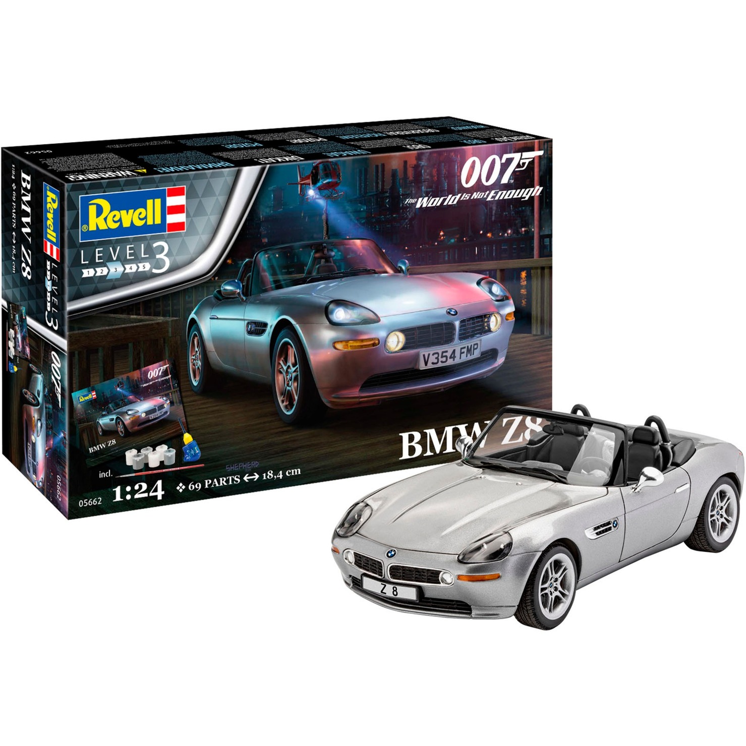 Geschenkset James Bond "BMW Z8", Modellfahrzeug