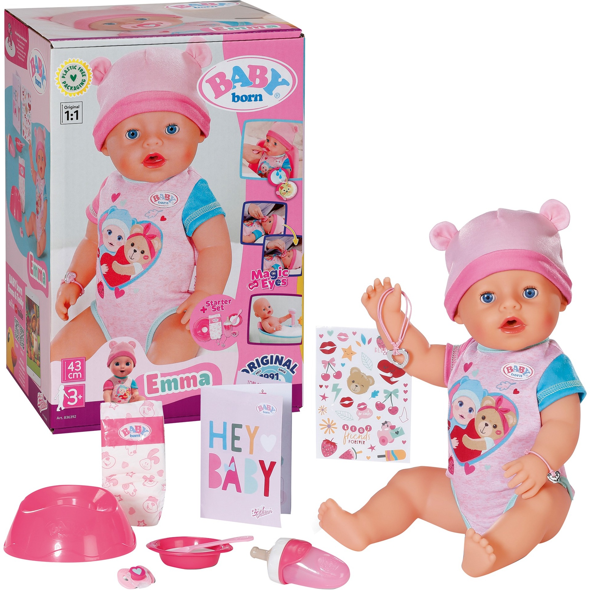 BABY born® Emma 43cm, Puppe