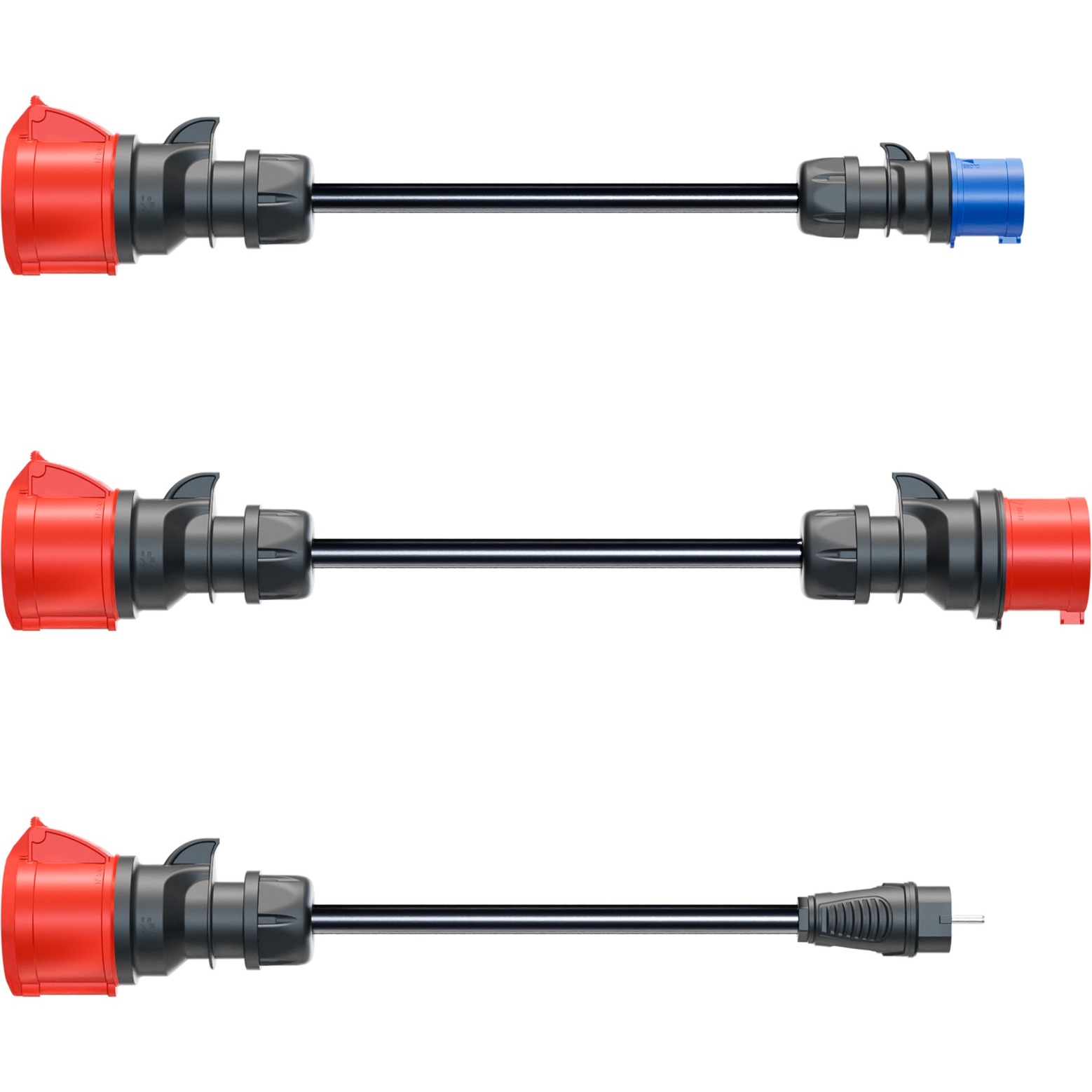 go-e Adapterset für Gemini flex 22 kW, 3-teiliges Set | 09120087411542