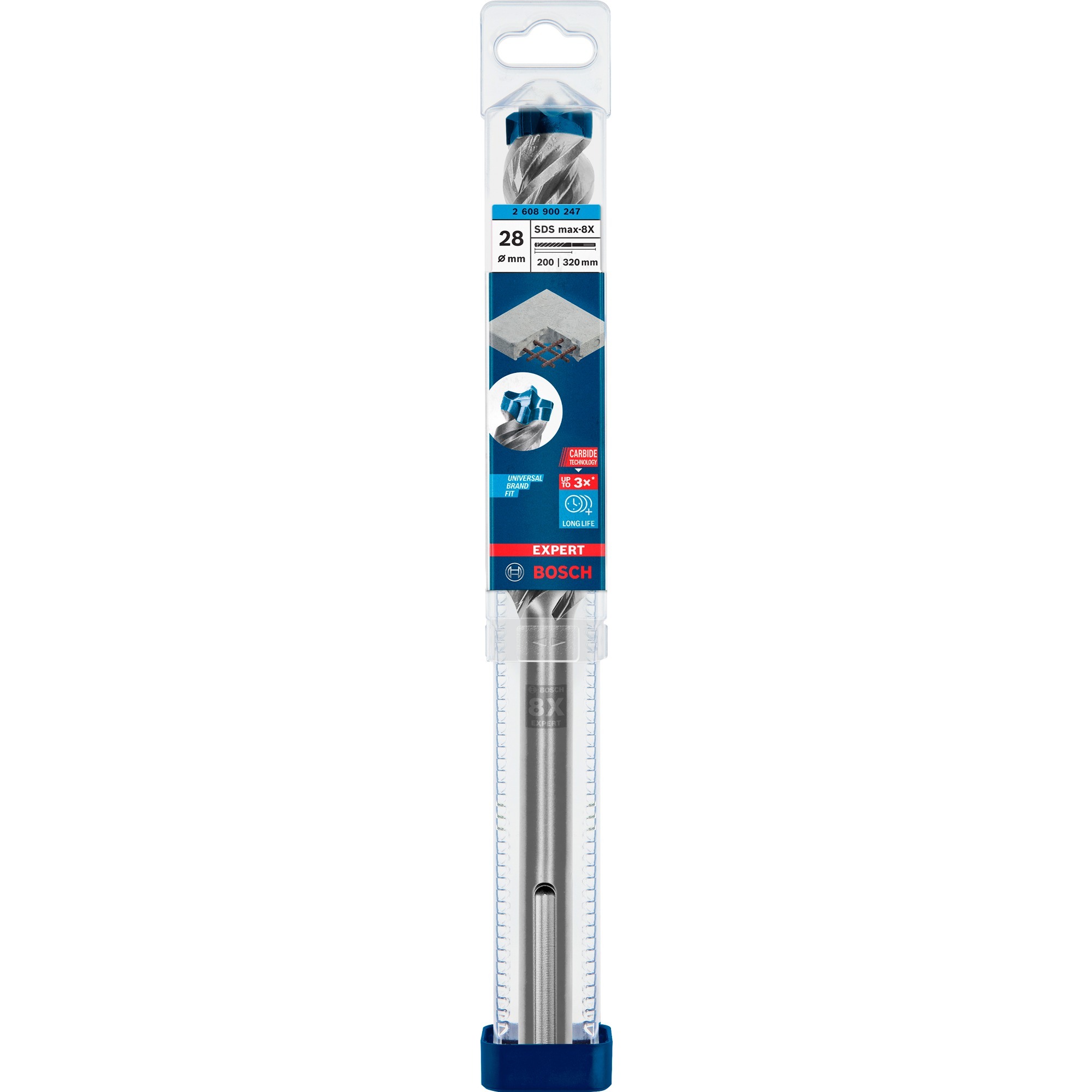 EXPERT Hammerbohrer SDS-max-8X, Ø 28mm