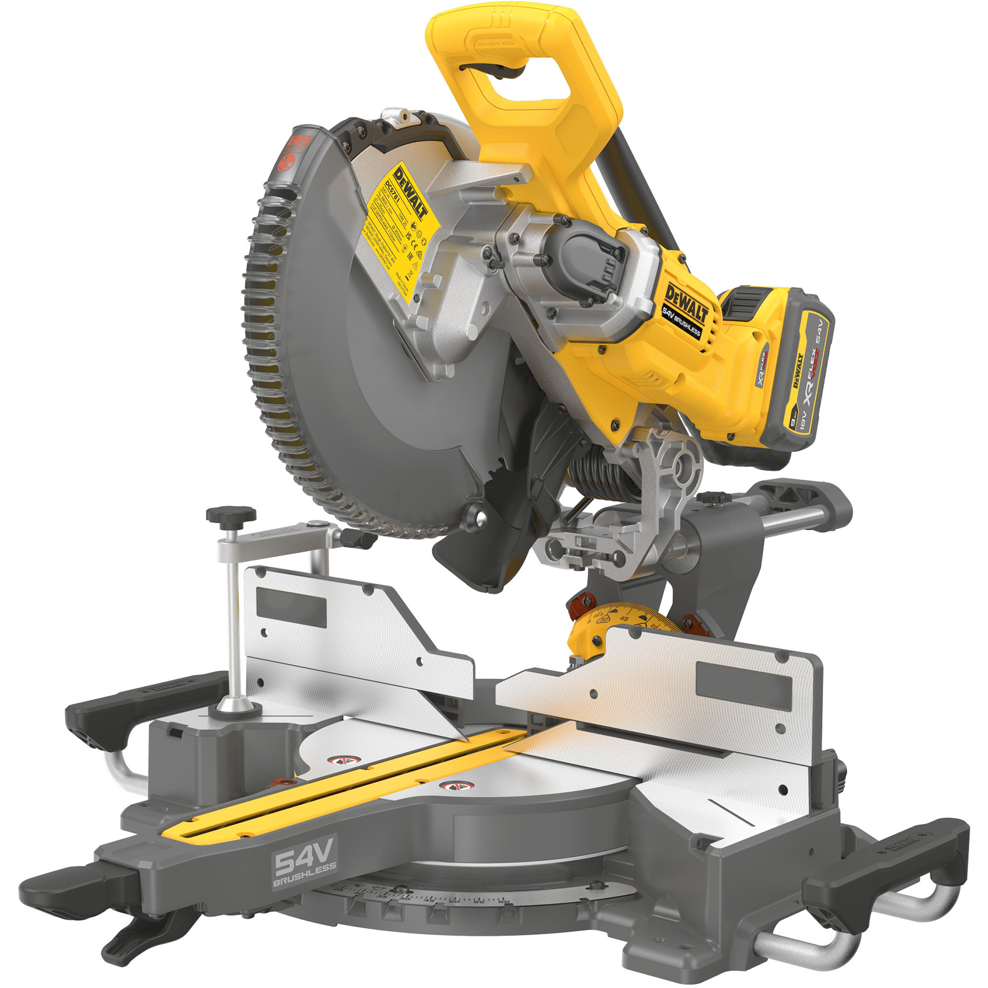 XR FLEXVOLT Akku-Paneelsäge DCS781X2, 54Volt, Kapp- und Gehrungssäge
