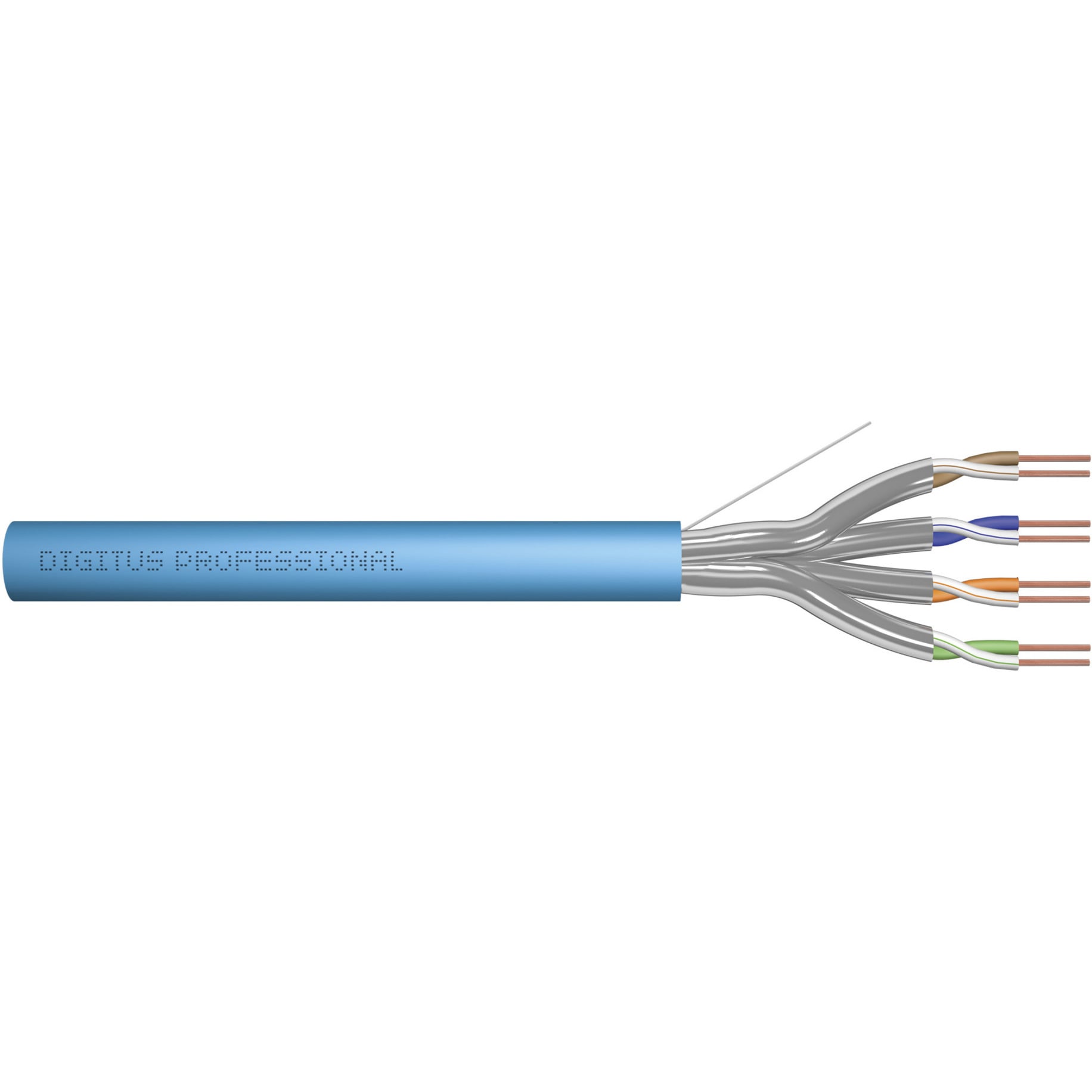 Professional Cat.6a U/FTP Verlegekabel simplex, Eca