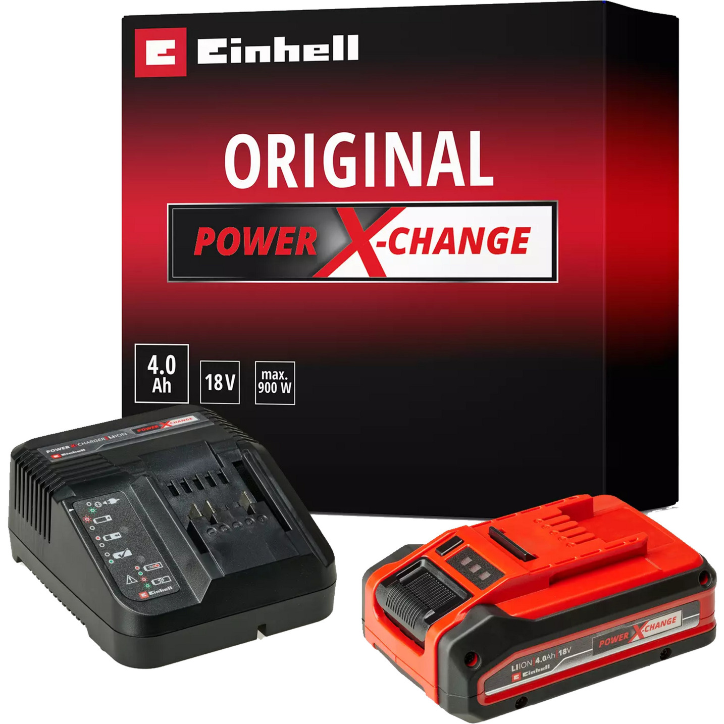 PLUS Power-X-Change Starter-Kit, 18Volt 4Ah, Set