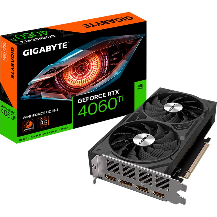 Gigabyte GeForce RTX 4060 Ti WINDFORCE 2 OC 16G, Grafikkarte | 04719331314712