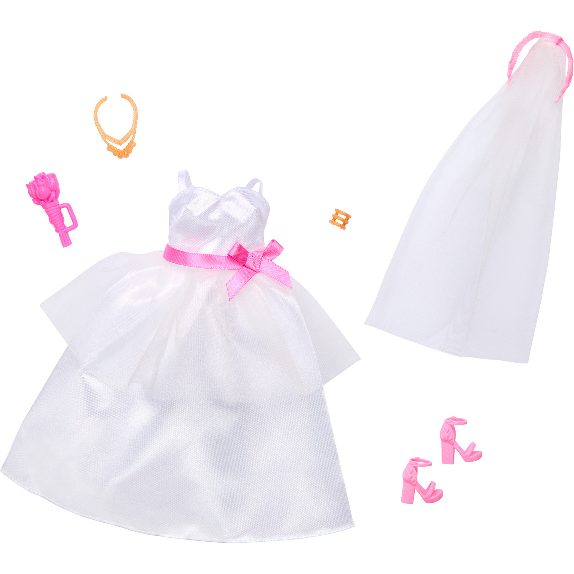 2er-Pack Braut Mode Puppenkleidung, Sets
