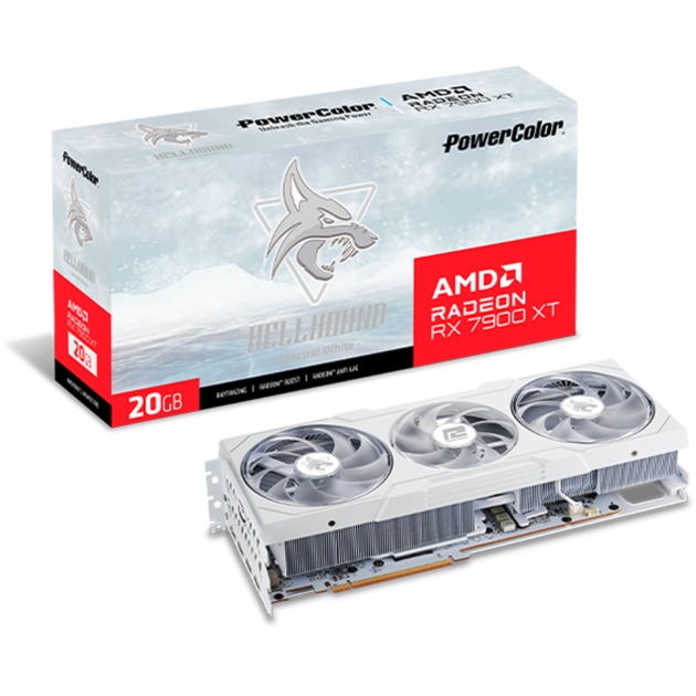 Powercolor Radeon RX 7900 XT Hellhound Spectral 20GB OC, Grafikkarte | 04713436175193 Powercolor Radeon RX 7900 XT Hellhound Spectral 20GB OC, Grafikkarte | 04713436175193