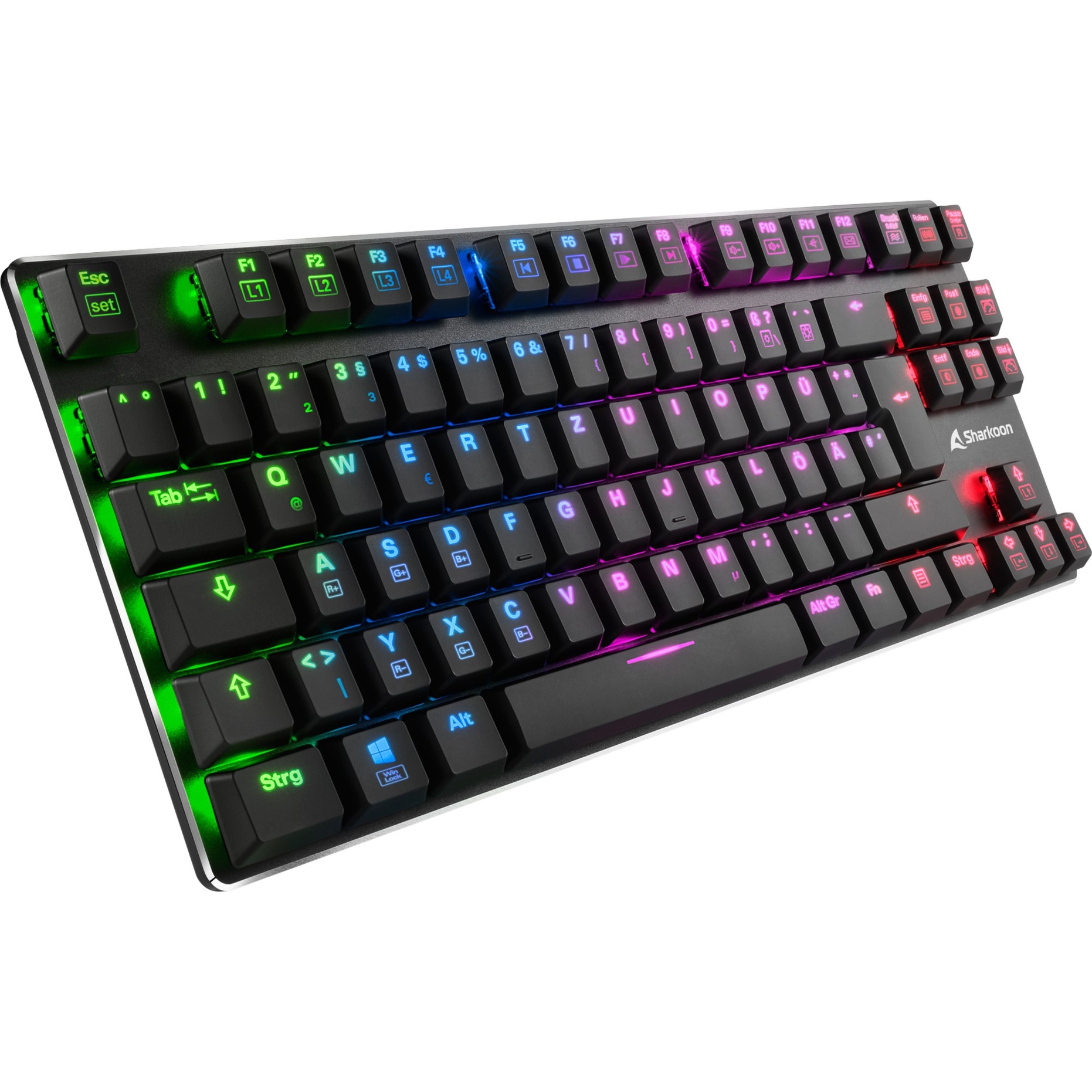 Sharkoon PureWriter TKL RGB, Gaming-Tastatur | 04044951021512 Sharkoon PureWriter TKL RGB, Gaming-Tastatur | 04044951021512