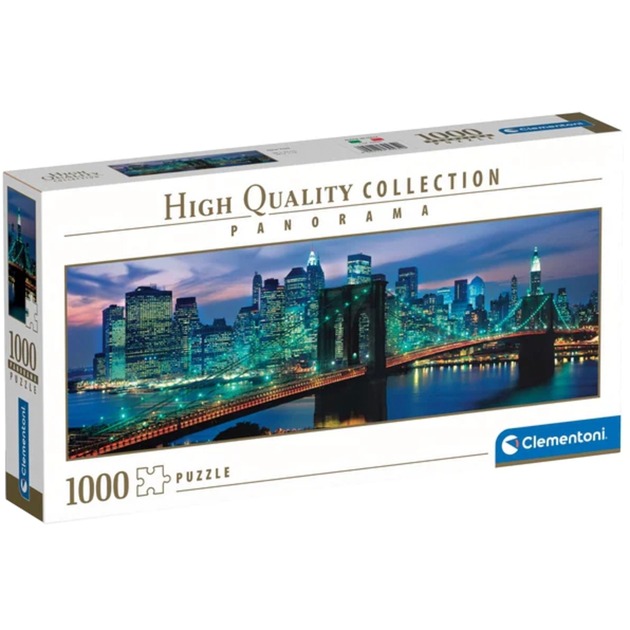 Clementoni High Quality Collection Panorama – New York Brooklyn Bridge, Puzzle | 08005125394340 Clementoni High Quality Collection Panorama – New York Brooklyn Bridge, Puzzle | 08005125394340
