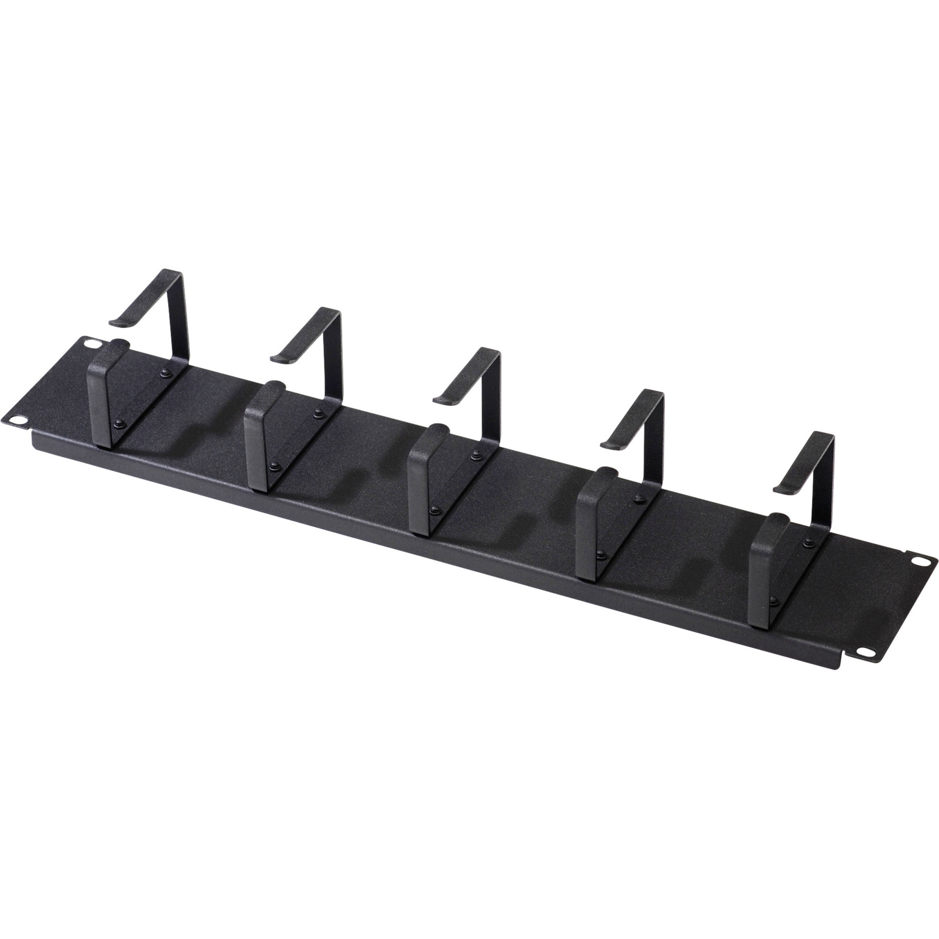 19" Kabelrangierpanel mit Stahlbügeln, Kabelführung