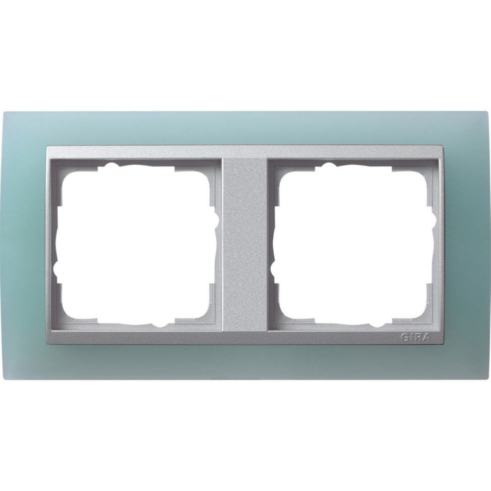 Abdeckrahmen mit zwei Einheiten und Zwischenrahmen aus Aluminium