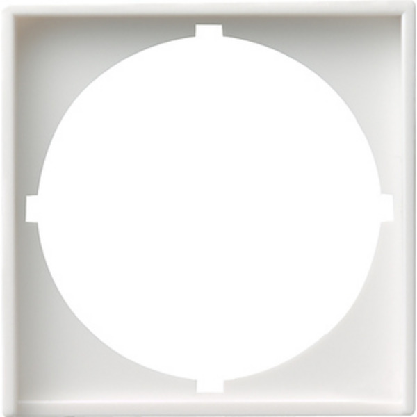 Adapterrahmen mit rundem Ausschnitt für Geräte mit Abdeckung 50 x 50 mm