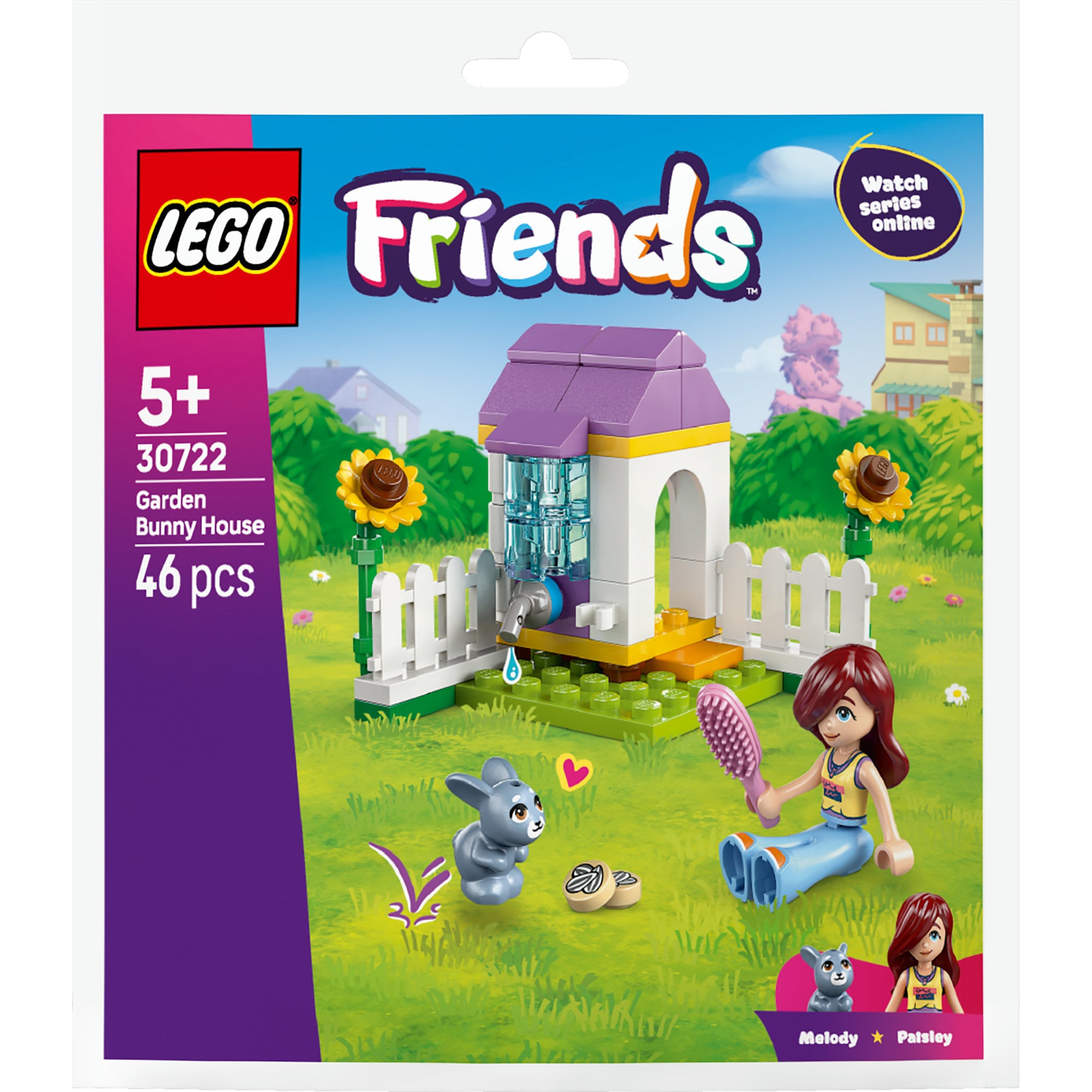 30722 Friends Garten mit Hasenstall, Konstruktionsspielzeug