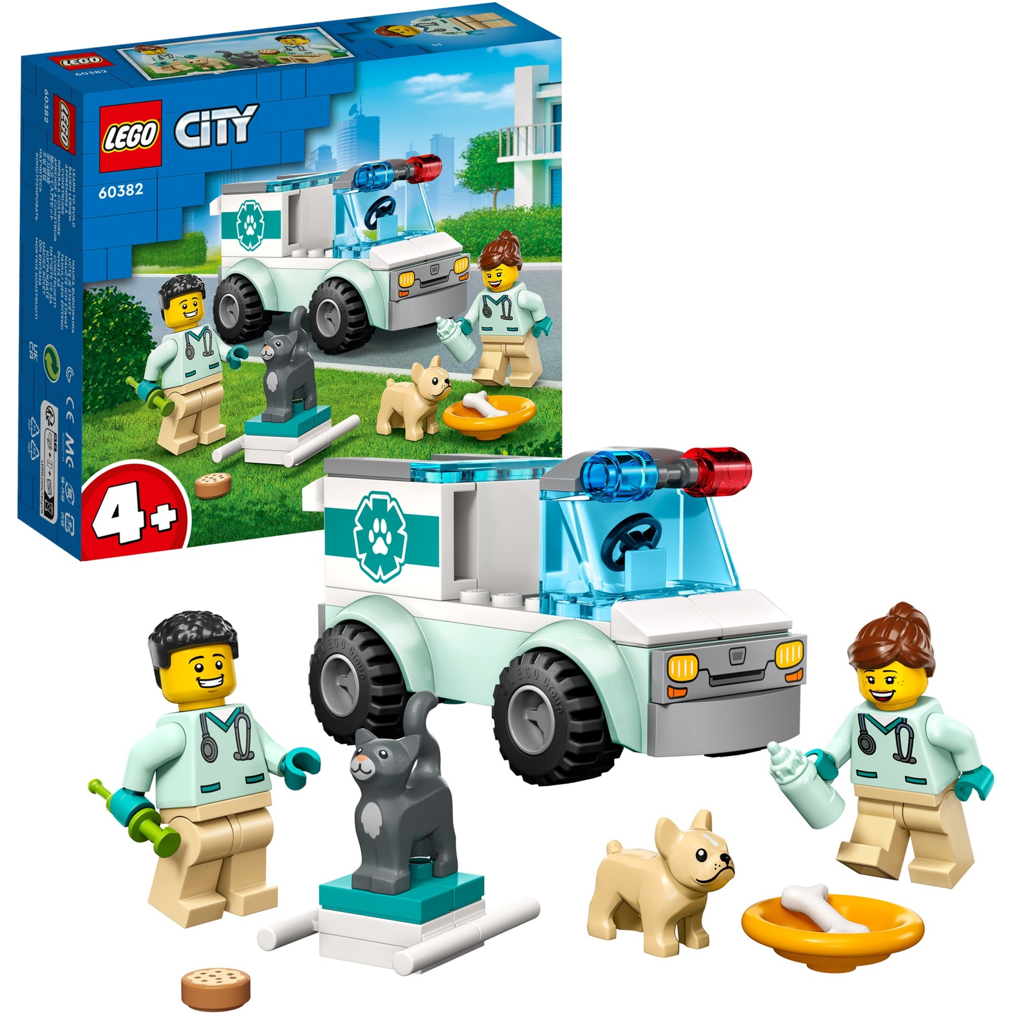 60382 City Tierrettungswagen, Konstruktionsspielzeug