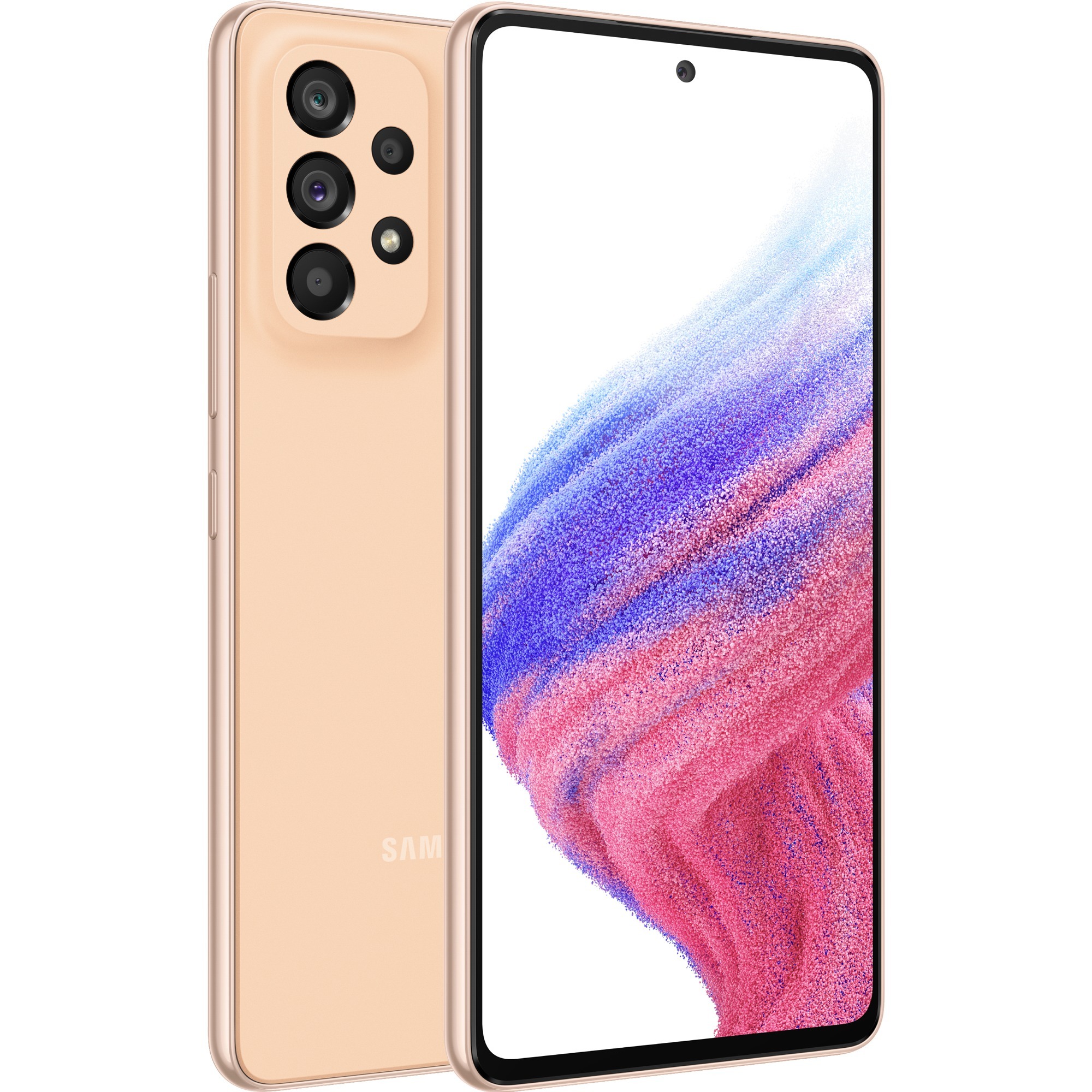 Samsung Galaxy A53 5G 128GB Awesome Peach [16,4cm (6,5") Super AMOLED ...