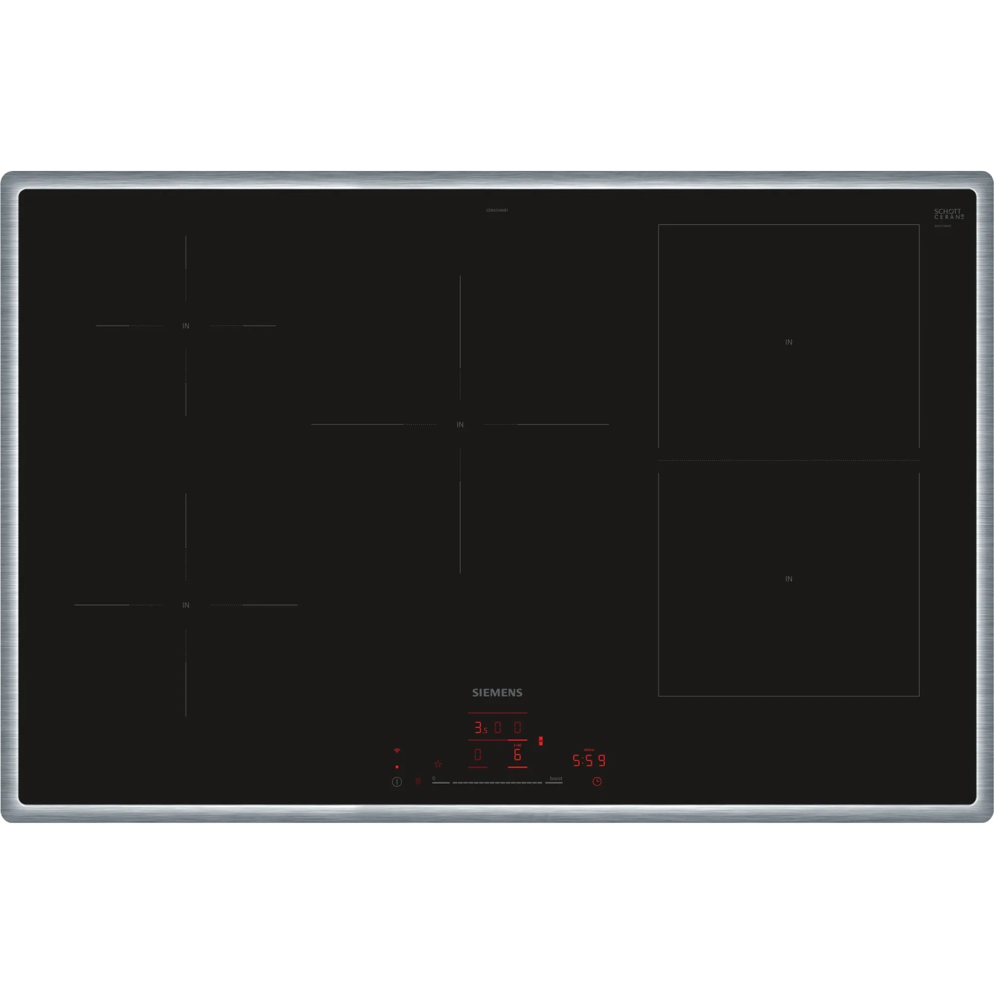 Siemens ED845HWB1E iQ500, Autarkes Kochfeld | 04242003935026 Siemens ED845HWB1E iQ500, Autarkes Kochfeld | 04242003935026