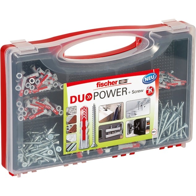 RED BOX DUOPOWER + Schrauben, Dübel