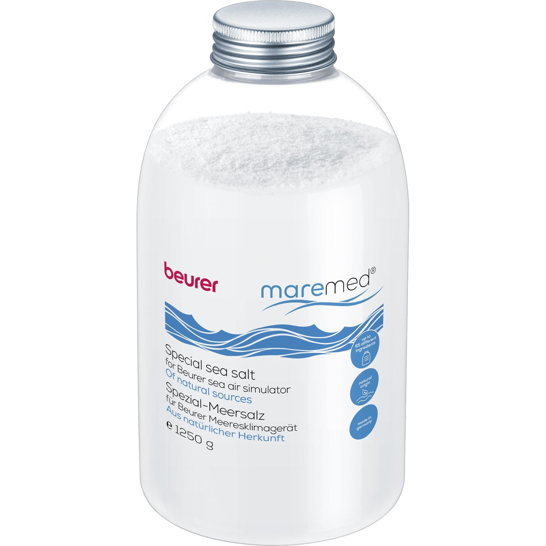 maremed MK 500 Spezial-Meersalz, 1.250g, Filter