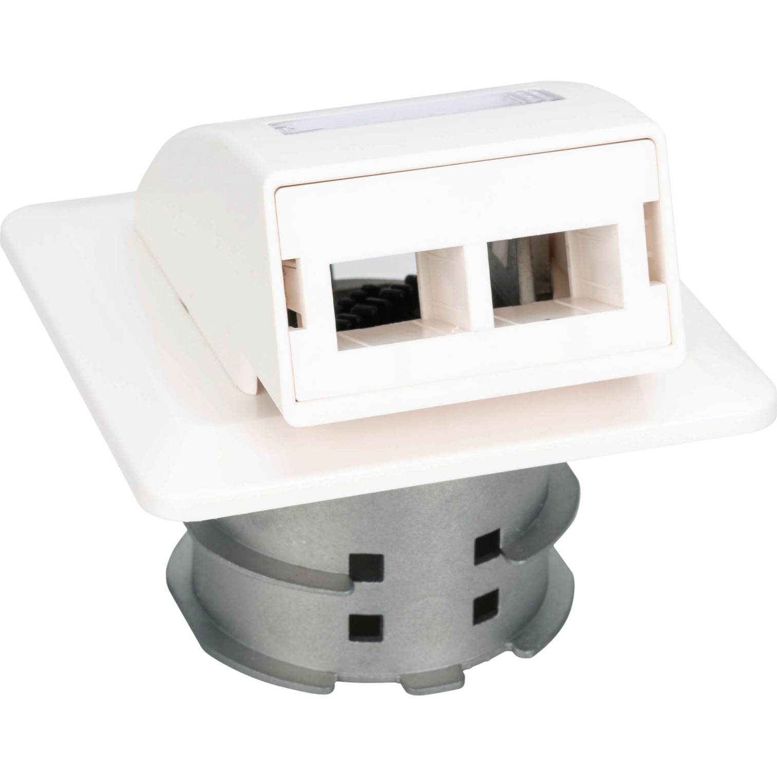 FTTH Glasfaser Unterputz-Wandanschlussdose, 2 Ports