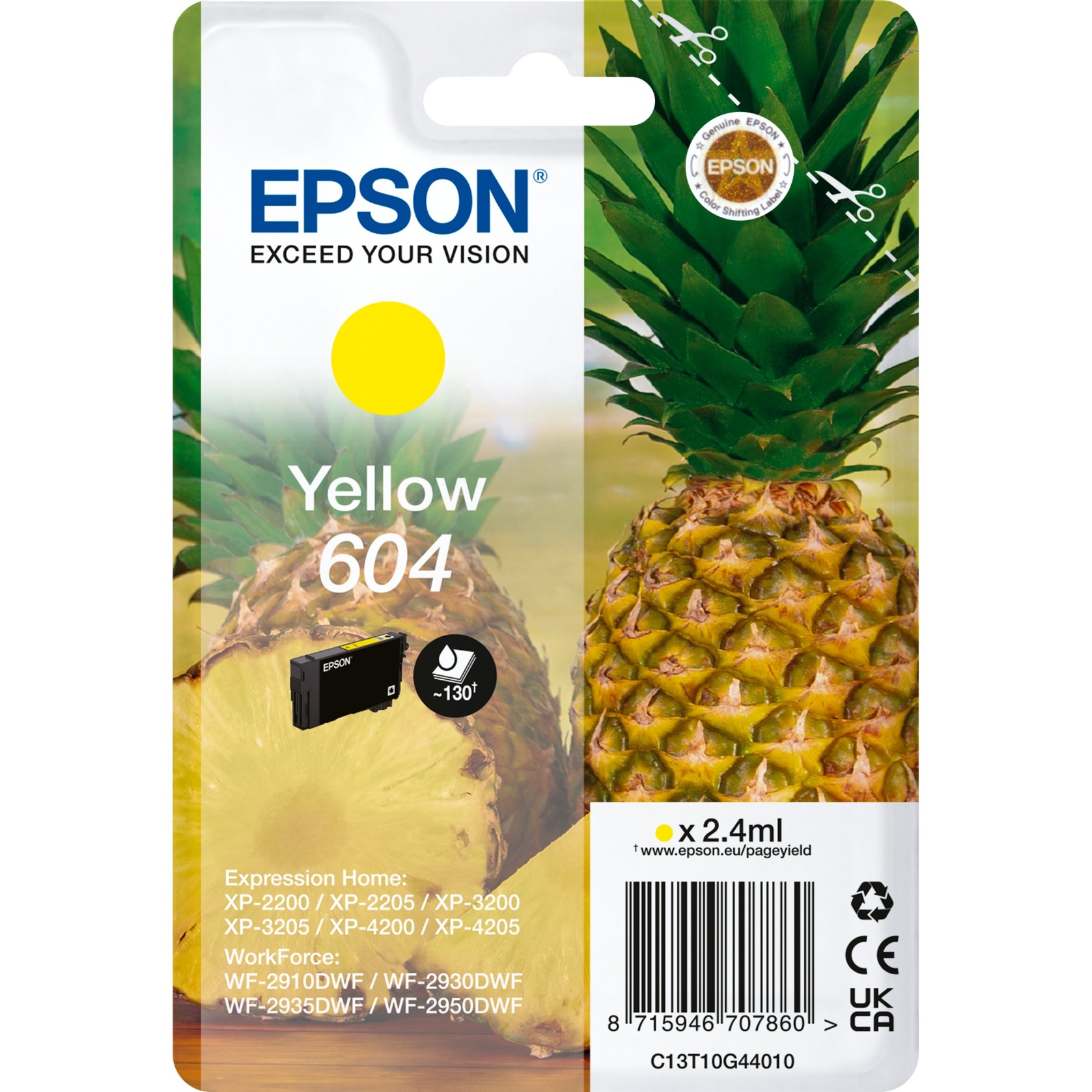 Patrone Epson 604 yellow                               T10G4