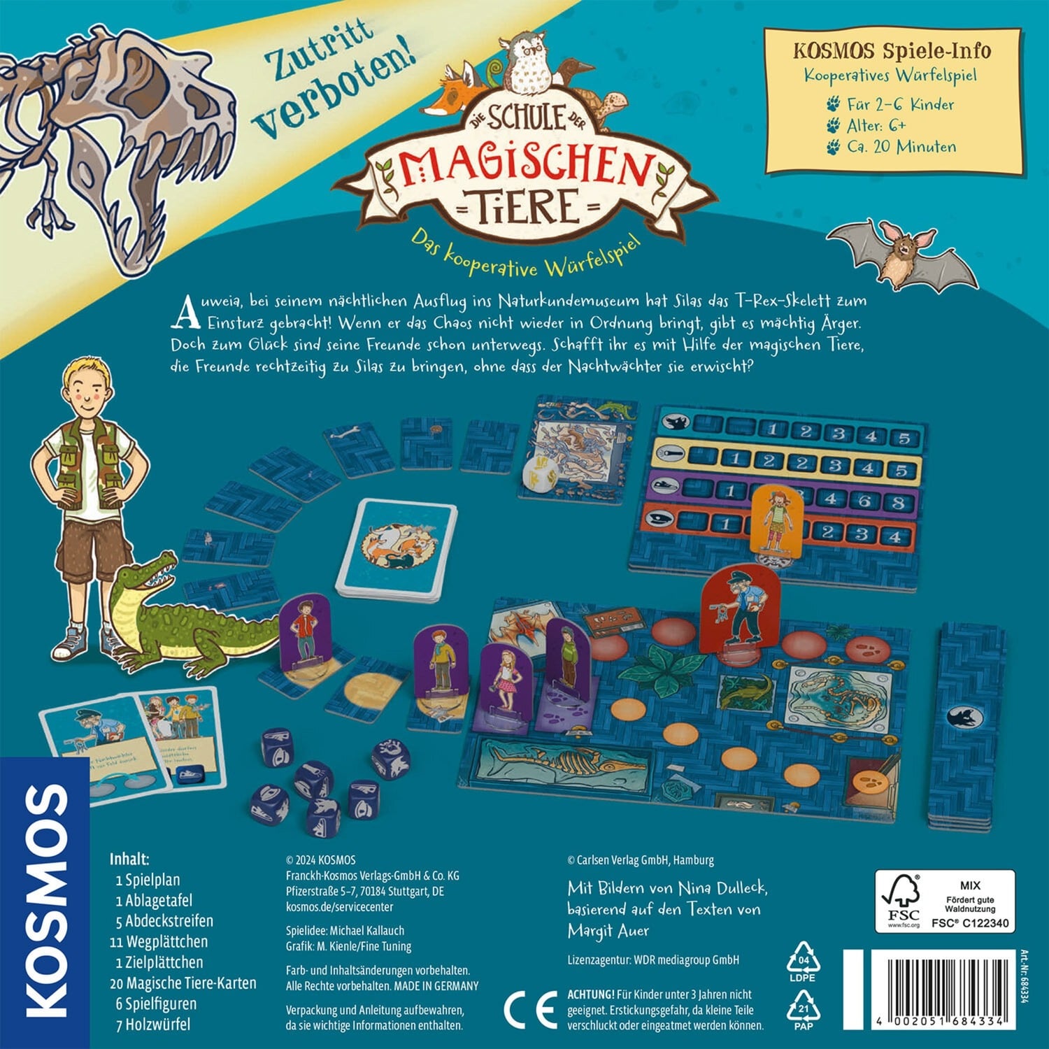 die schule der magischen tiere spiel Kosmos Die Schule der magischen Tiere - Zutritt verboten!, Brettspiel