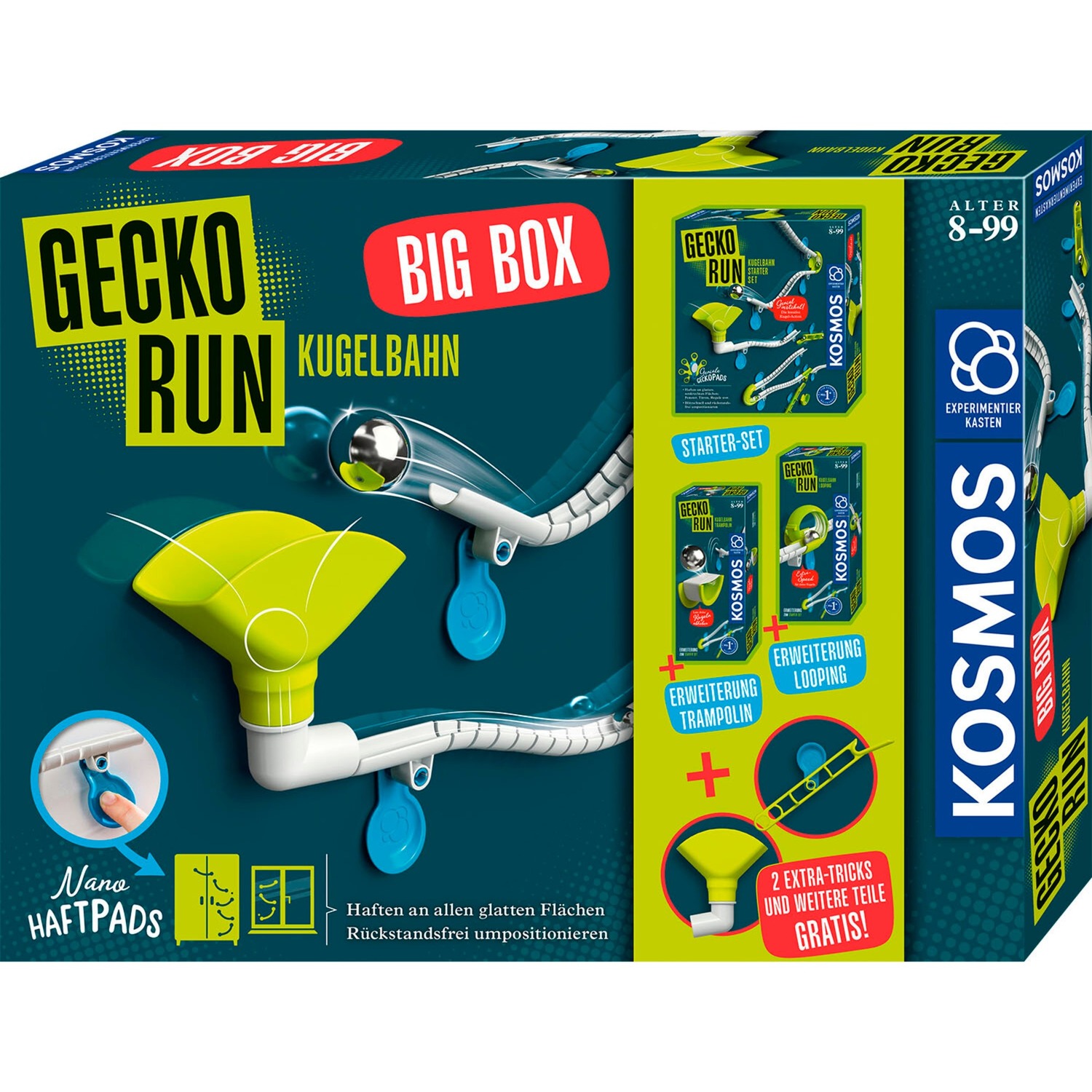 Kosmos Gecko Run – Big Box, Kugelbahn | 04002051621209 Kosmos Gecko Run – Big Box, Kugelbahn | 04002051621209