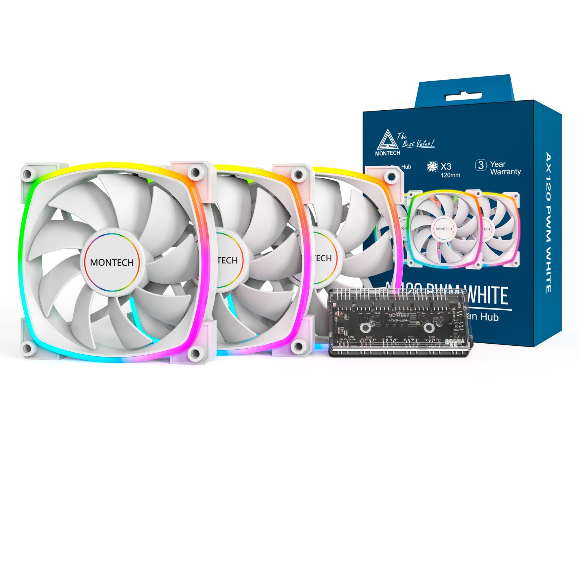 AX120 PWM 120x120x25, Gehäuselüfter