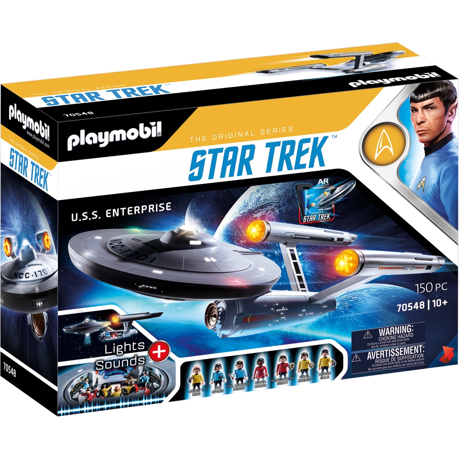 Spielzeug: PLAYMOBIL 70548 Star Trek - U.S.S. Enterprise NCC-1701