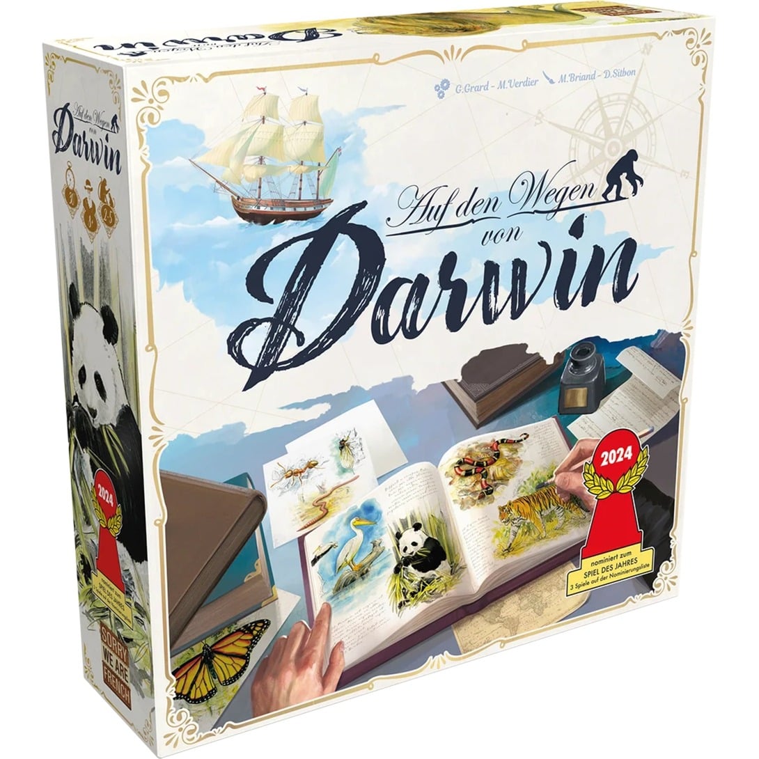 Auf den Wegen von Darwin, Brettspiel