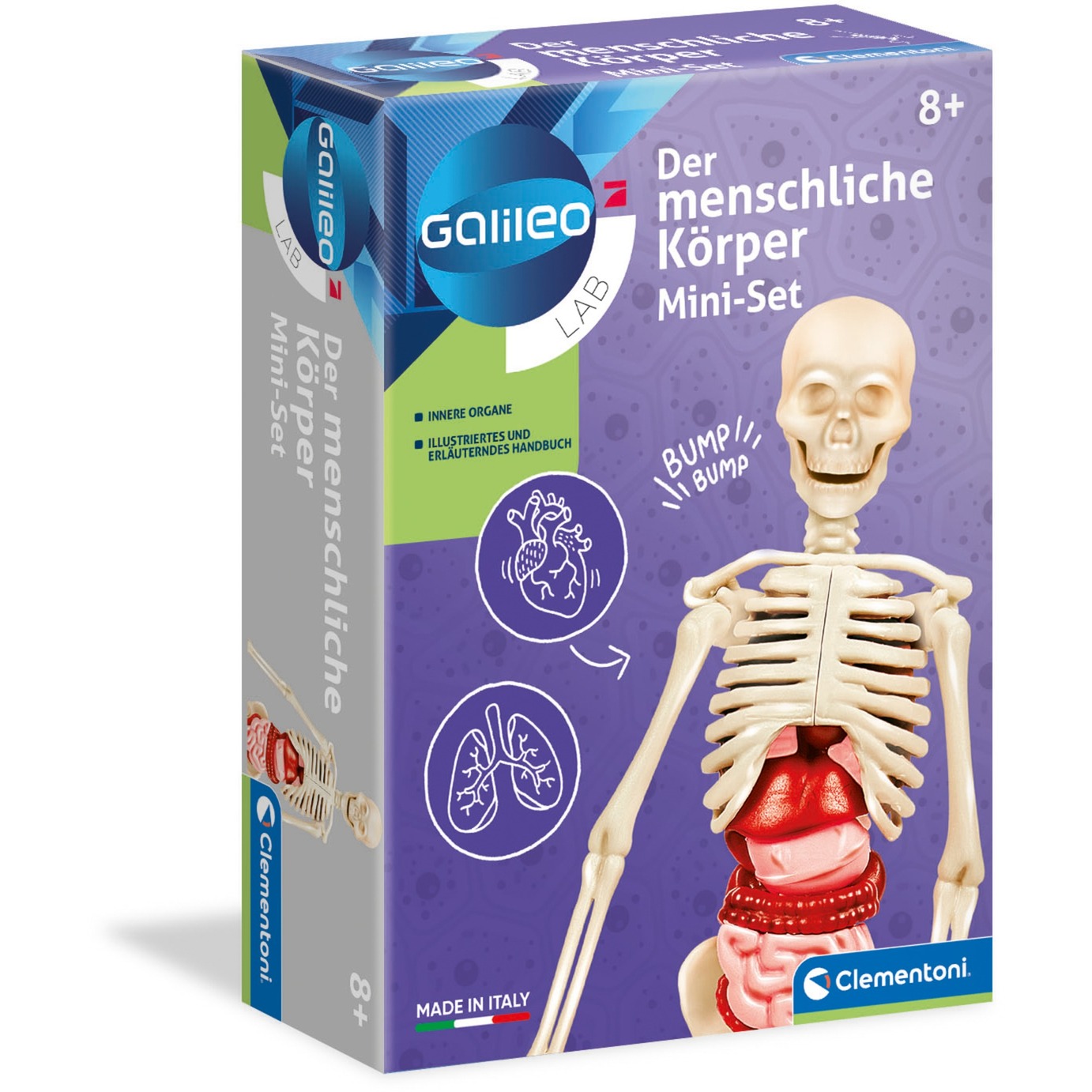 Clementoni Galileo Lab Der menschliche Körper Mini-Set, Experimentierkasten | 08005125694891 Clementoni Galileo Lab Der menschliche Körper Mini-Set, Experimentierkasten | 08005125694891
