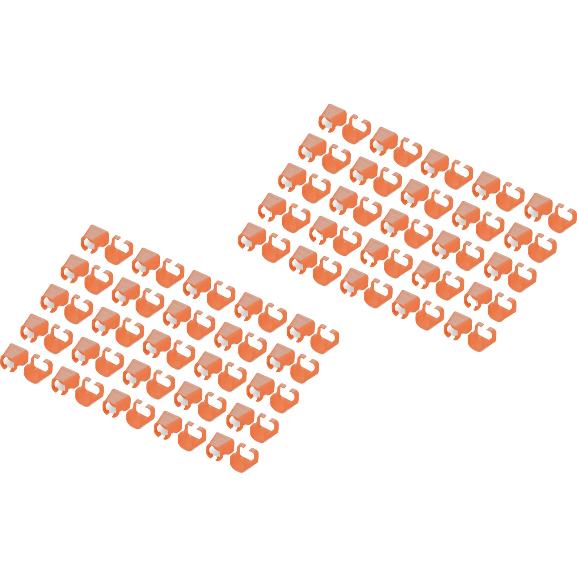 Farbclips für Patchkabel - Orange, Abdeckung